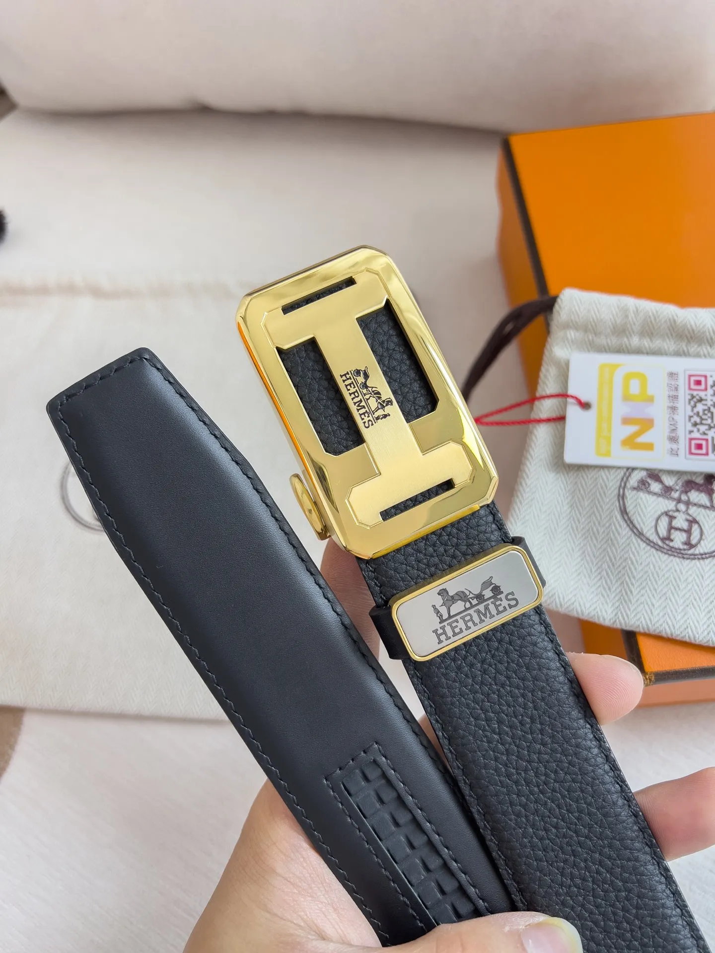 【Hermès】(エルメス) 3.5cmベルト メンズ 24706