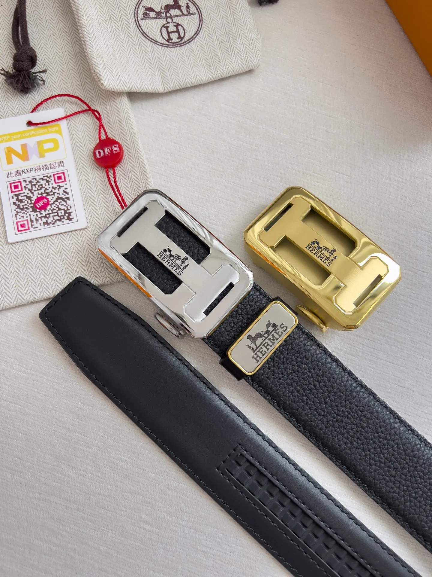 【Hermès】(エルメス) 3.5cmベルト メンズ 24706