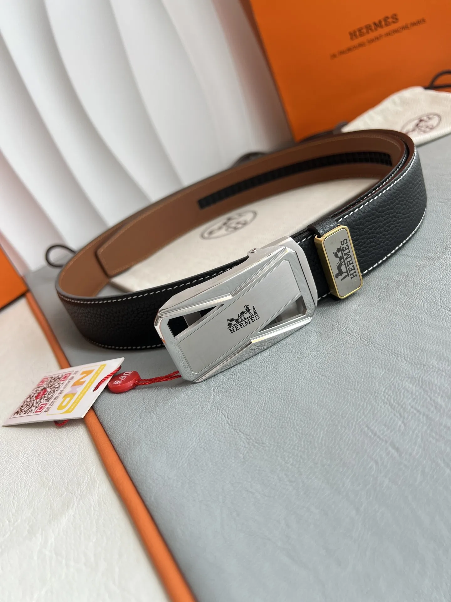 【Hermès】(エルメス) 3.5cmベルト メンズ 24706