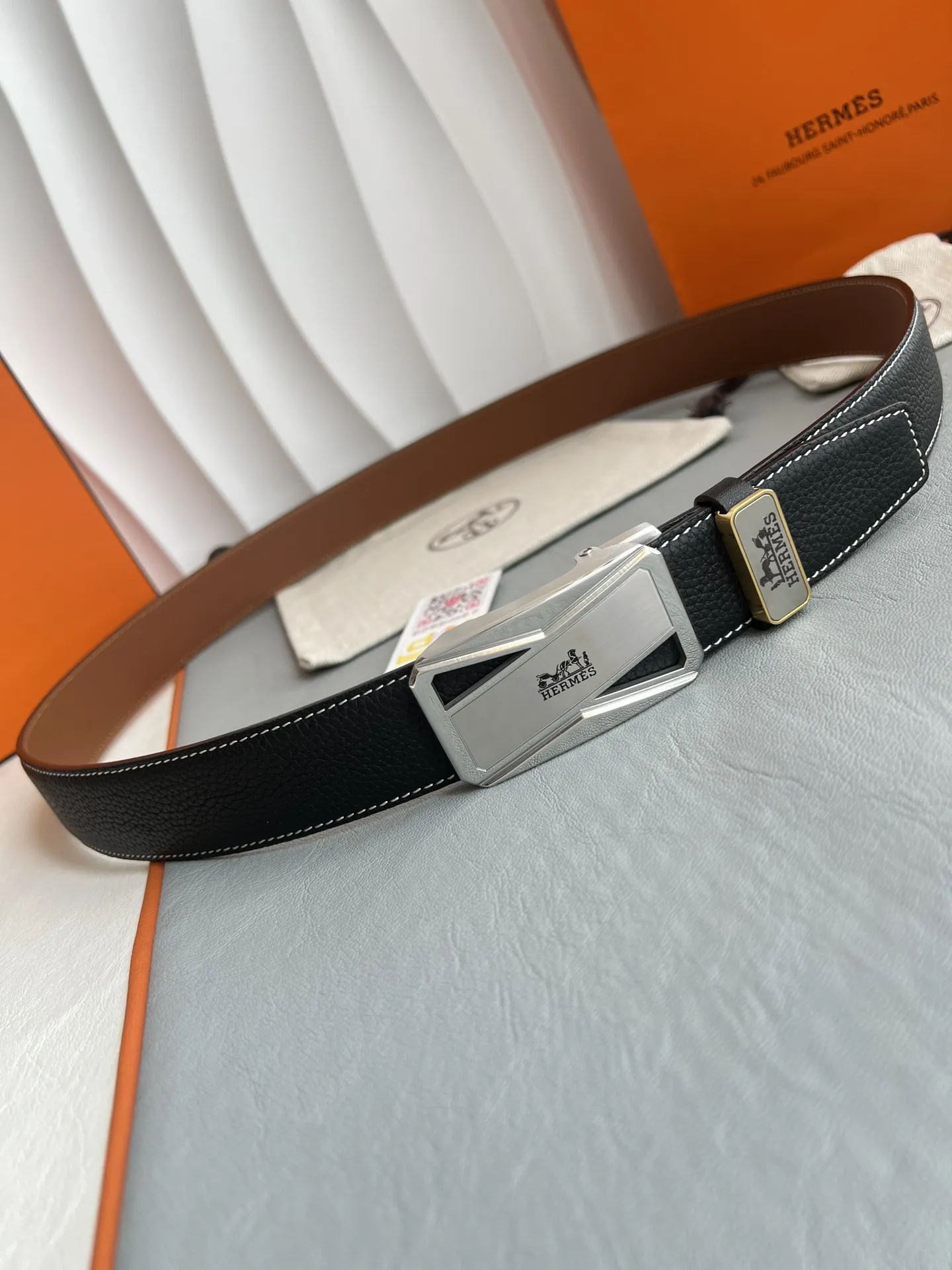 【Hermès】(エルメス) 3.5cmベルト メンズ 24706