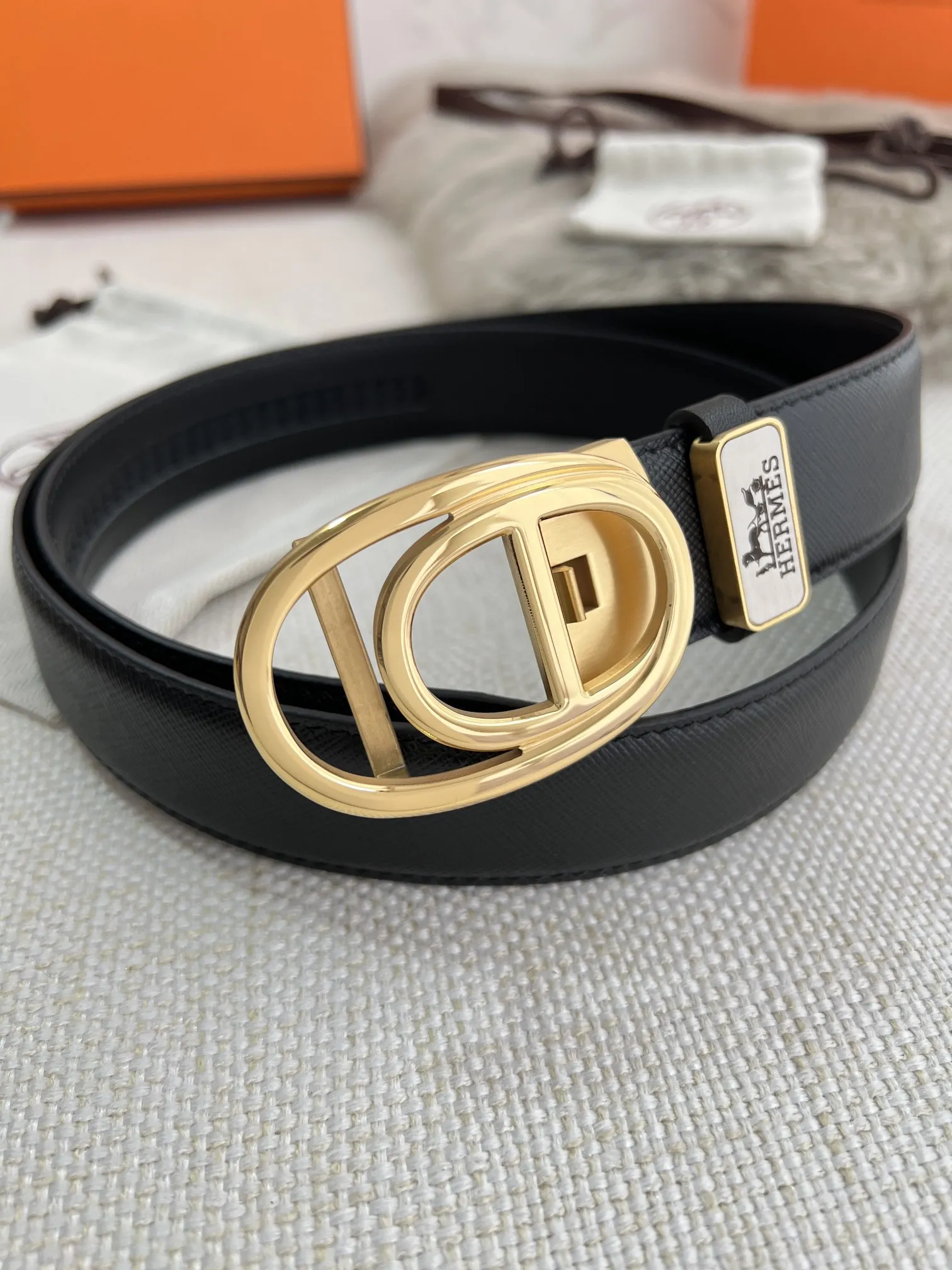 【Hermès】(エルメス) 3.5cmベルト メンズ 24706