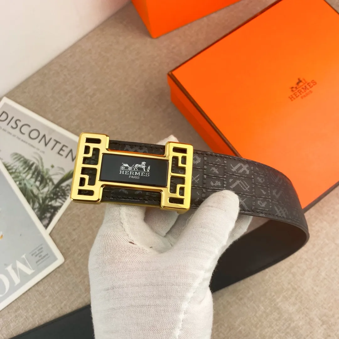 【Hermès】(エルメス) 3.8cmベルト メンズ