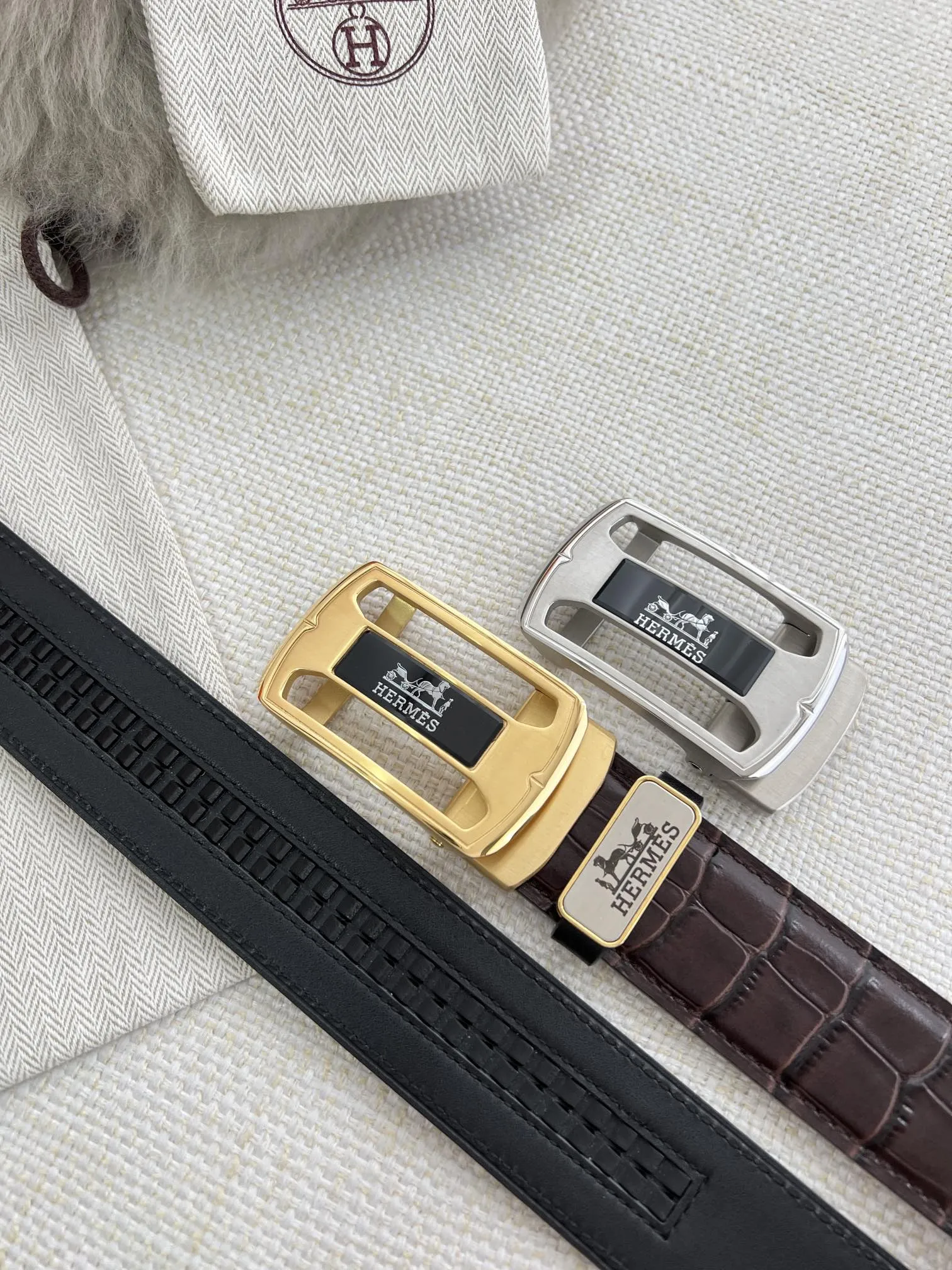 【HERMES】(エルメス) 3.5cm   ベルト メンズ