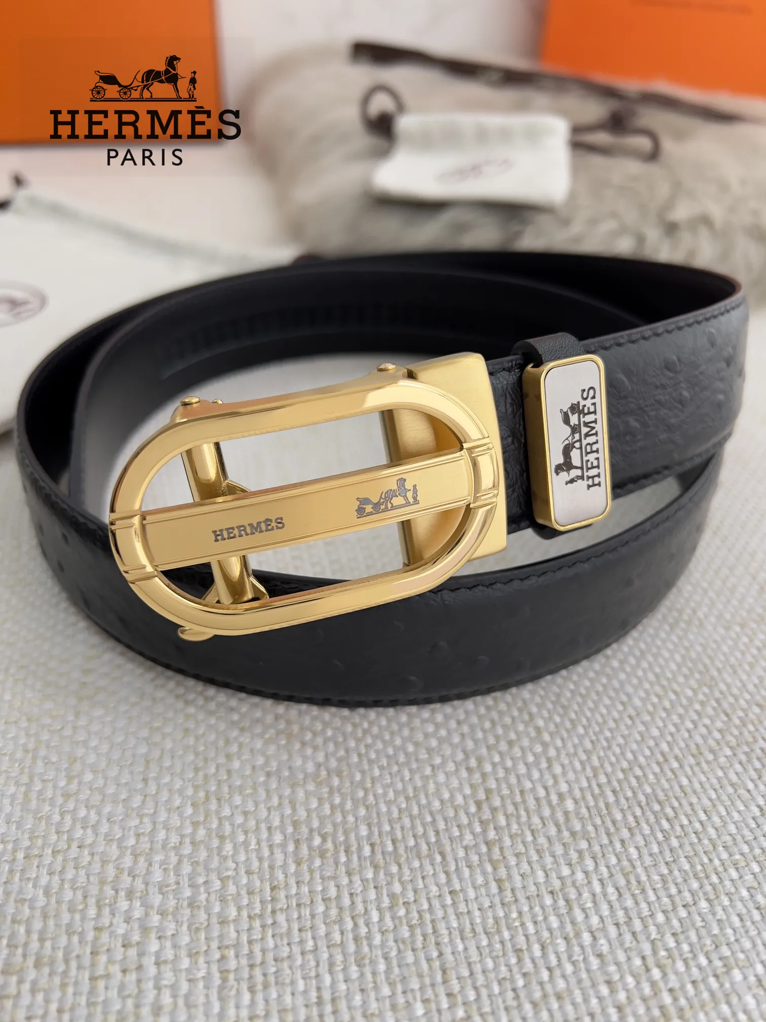 【HERMES】(エルメス) 3.5cm   ベルト メンズ