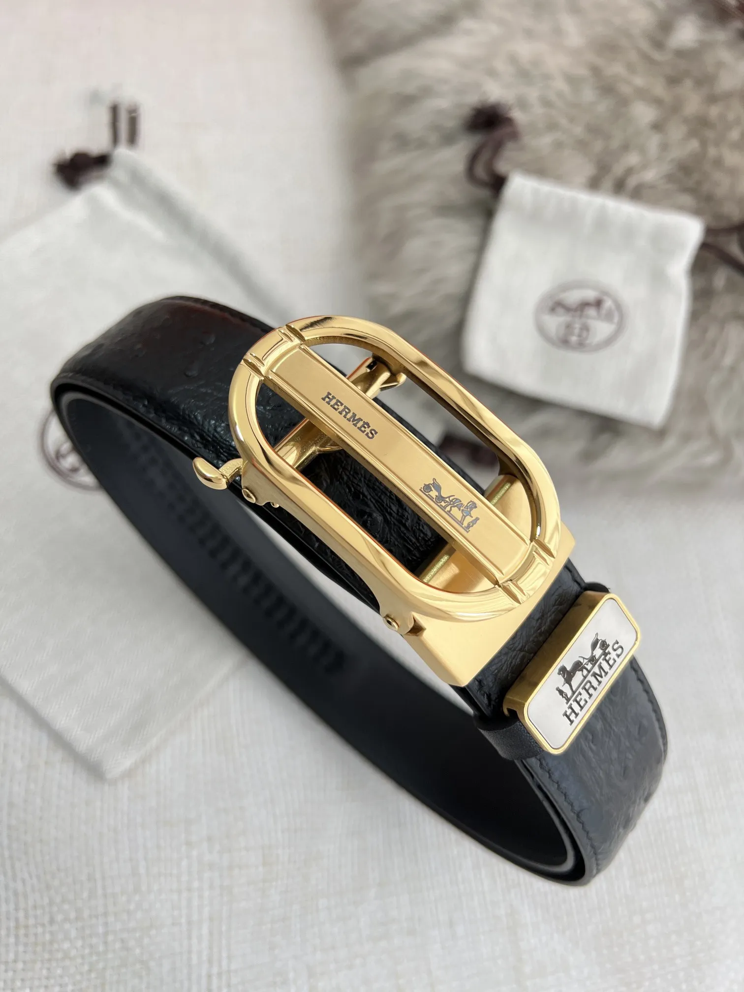 【HERMES】(エルメス) 3.5cm   ベルト メンズ