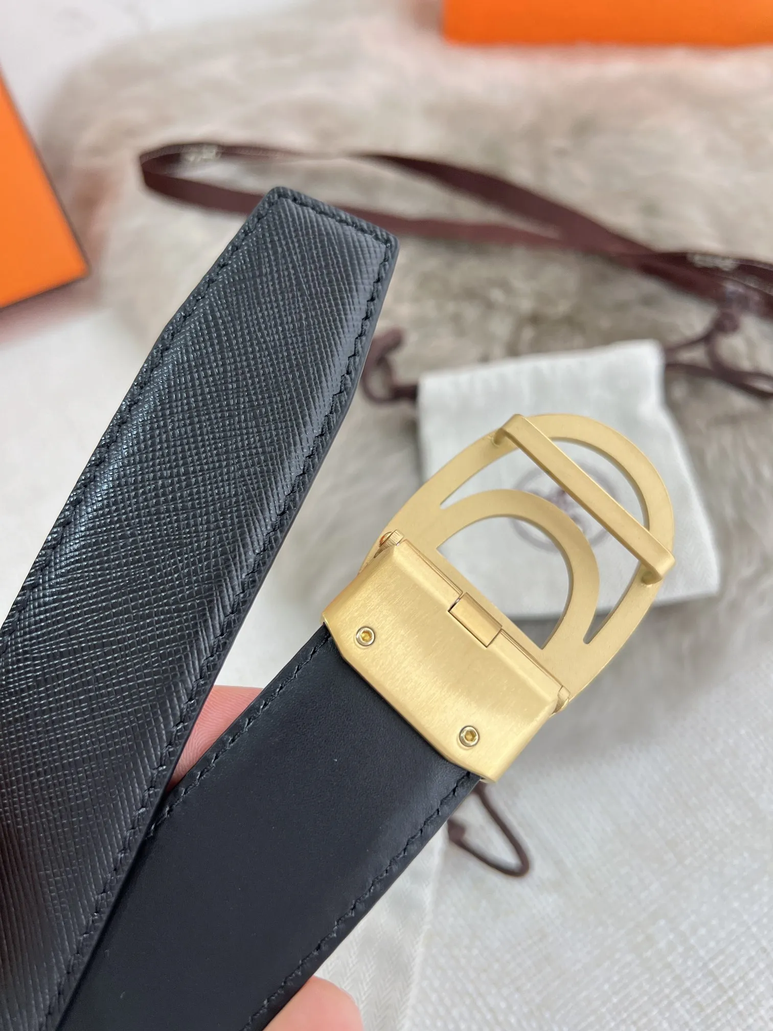 【HERMES】(エルメス) 3.8cm   ベルト メンズ