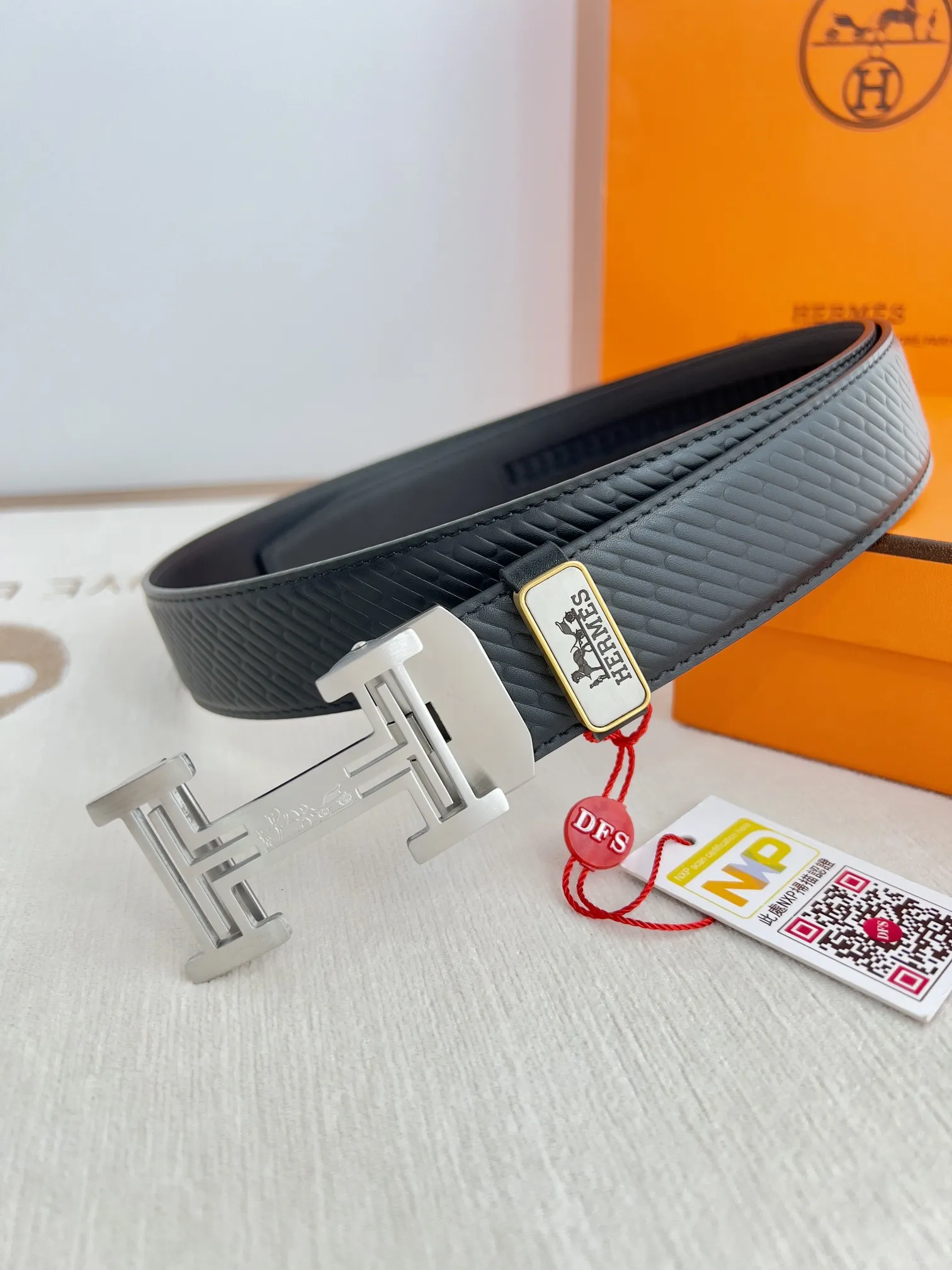 【Hermès】(エルメス) 3.5cmベルト メンズ