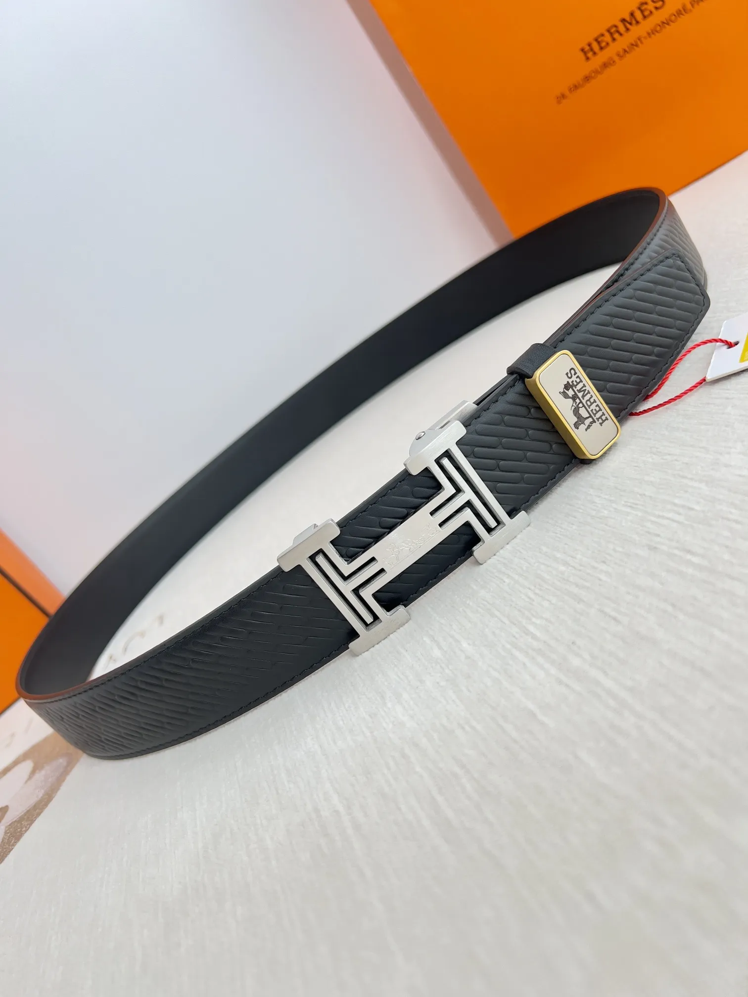 【Hermès】(エルメス) 3.5cmベルト メンズ