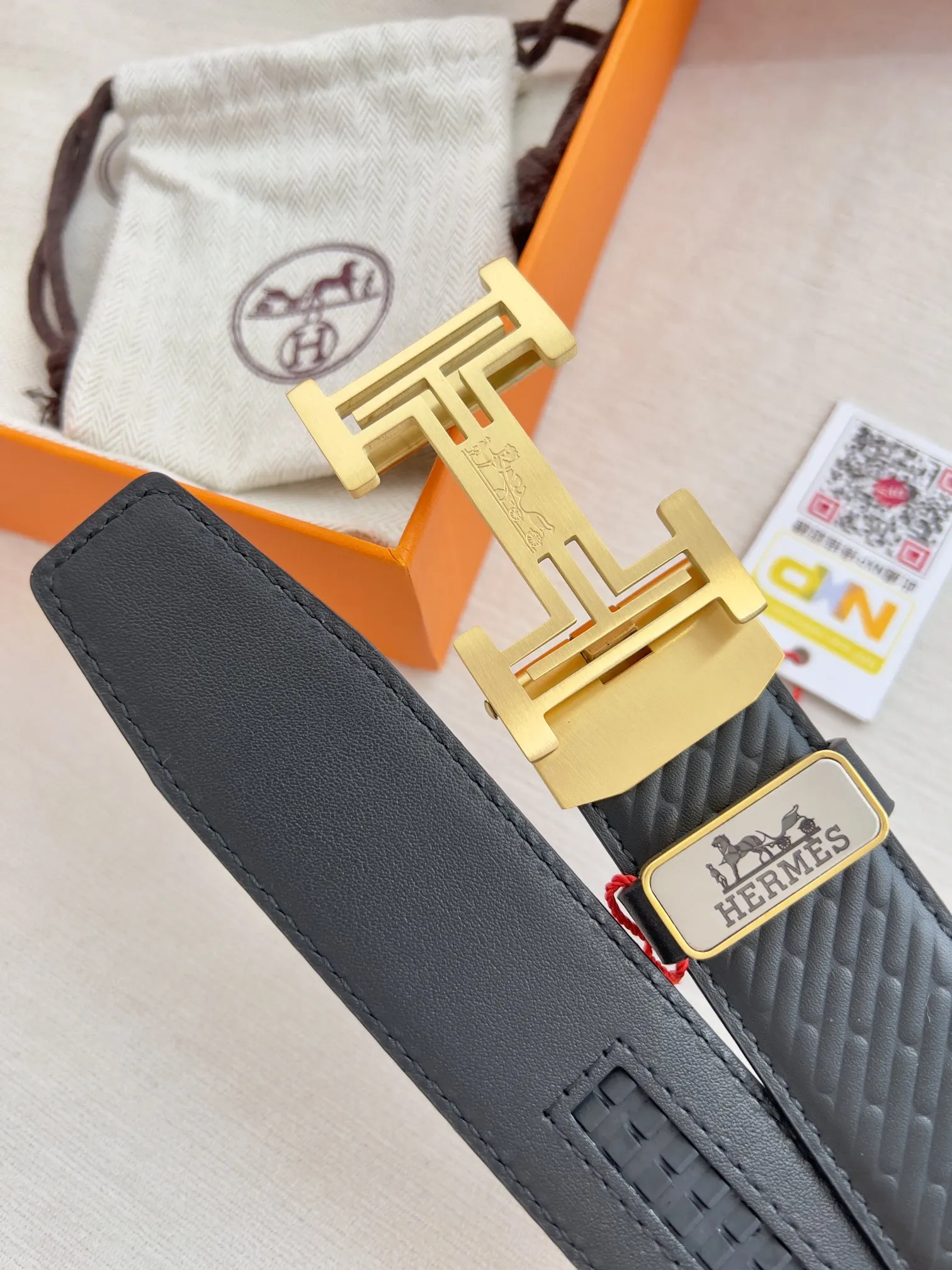 【Hermès】(エルメス) 3.5cmベルト メンズ