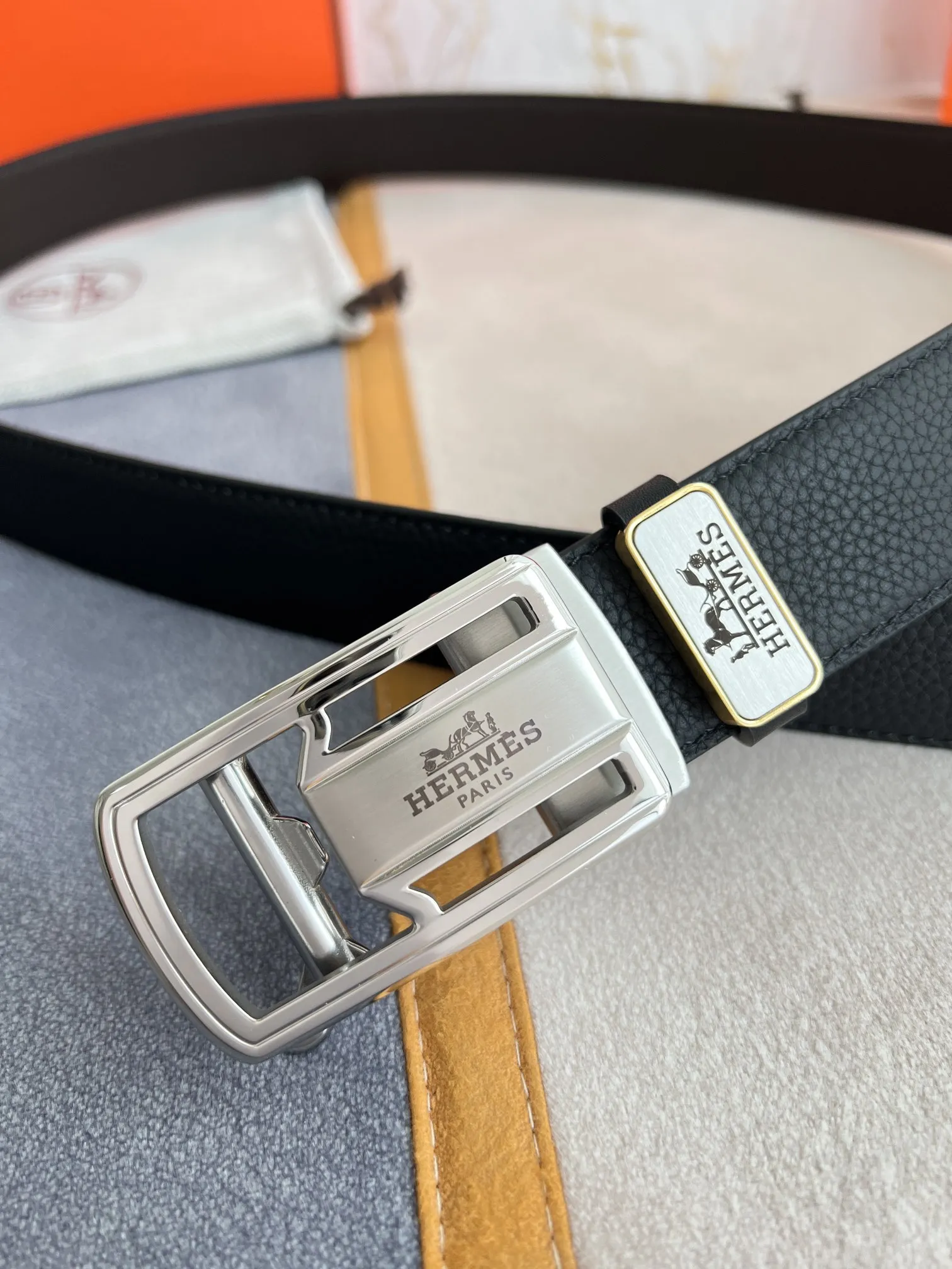【HERMES】(エルメス) 3.5CM ベルト メンズ
