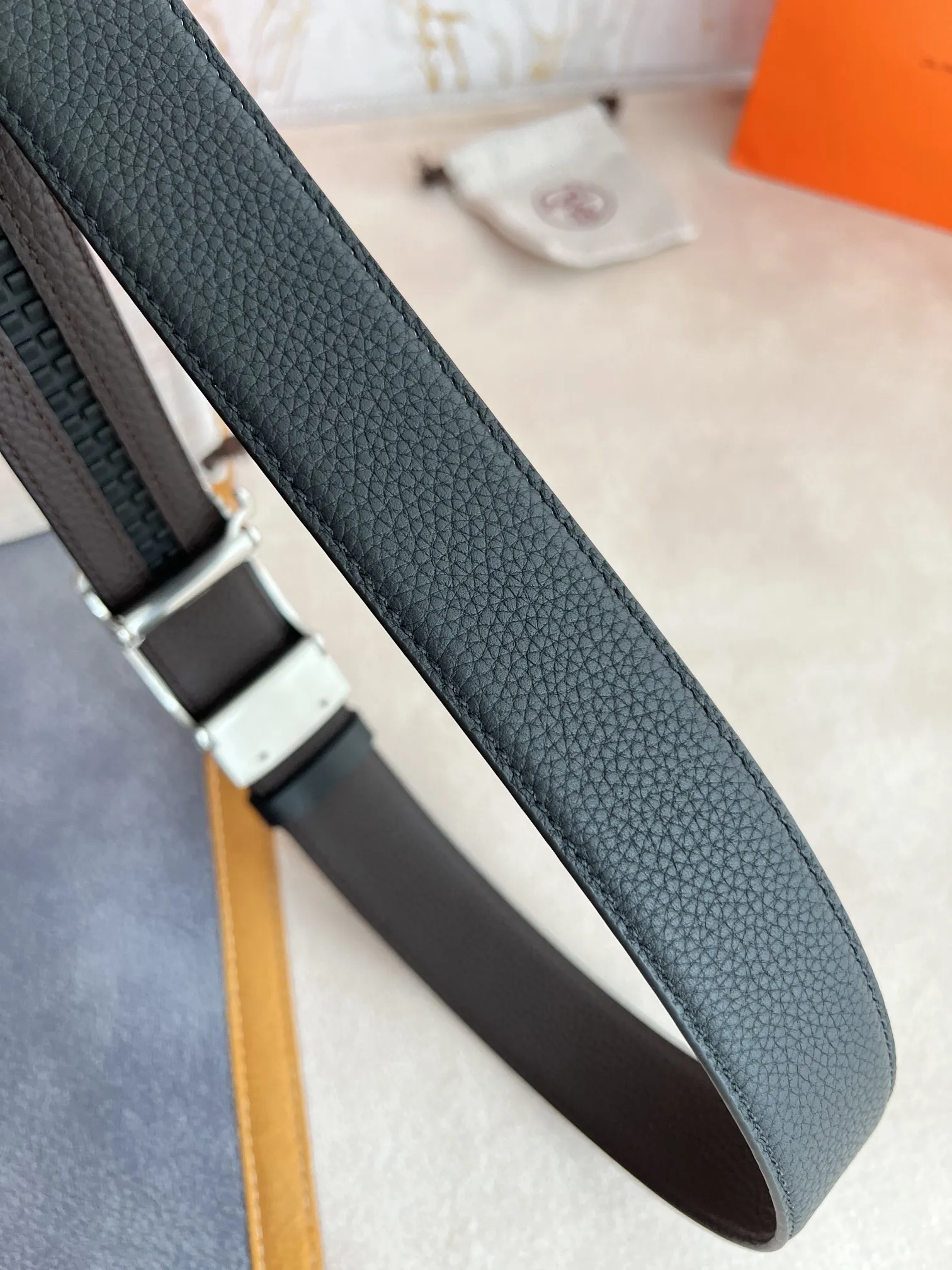 【HERMES】(エルメス) 3.5CM ベルト メンズ
