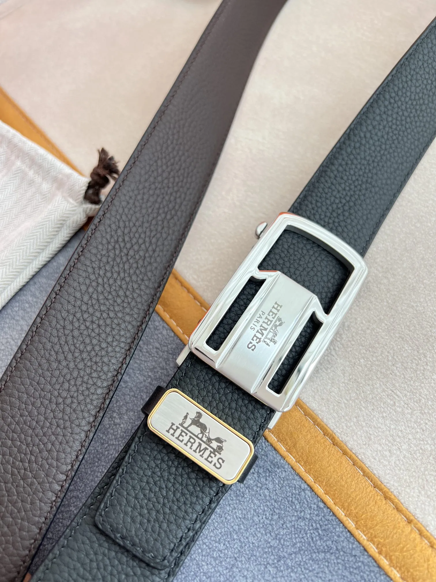 【HERMES】(エルメス) 3.5CM ベルト メンズ