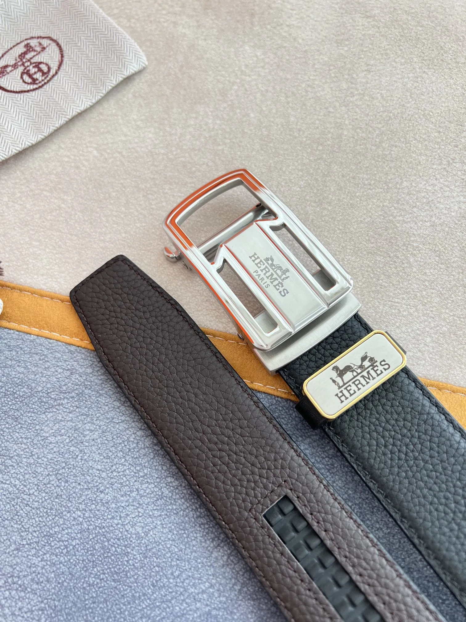【HERMES】(エルメス) 3.5CM ベルト メンズ