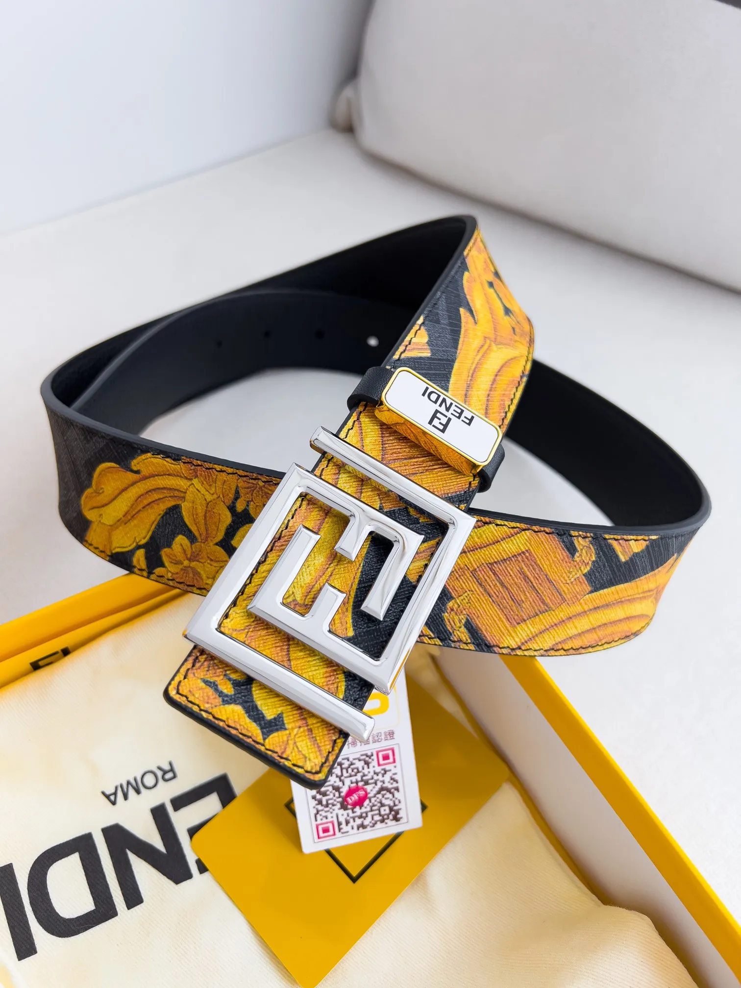 【FENDI】(フェンディ) 4cmベルト メンズ 240903
