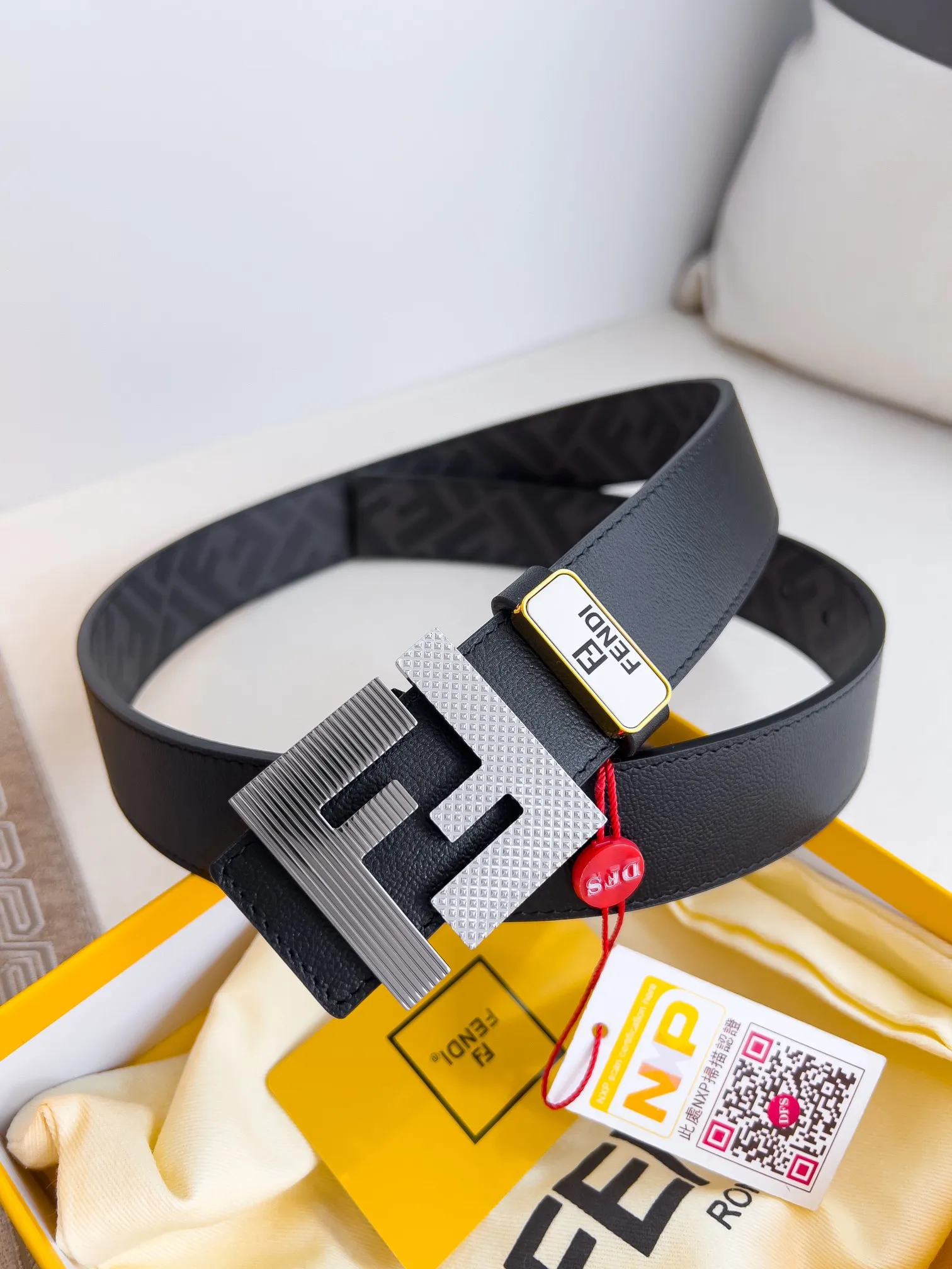 【FENDI】(フェンディ) 3.5cmベルト メンズ 240903