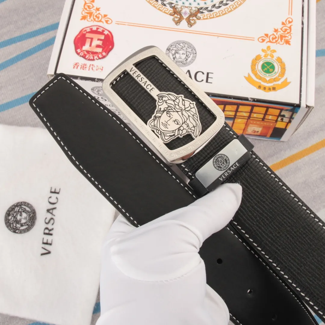 【VERSACE】(ヴェルサーチ) 3.8cmベルト メンズ 240903