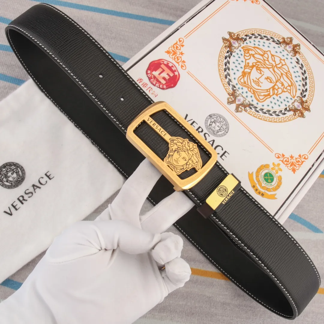 【VERSACE】(ヴェルサーチ) 3.8cmベルト メンズ 240903