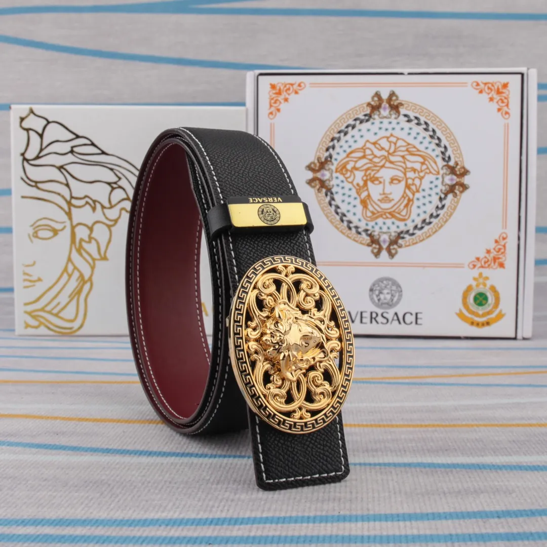 【VERSACE】(ヴェルサーチ) 3.8cmベルト メンズ