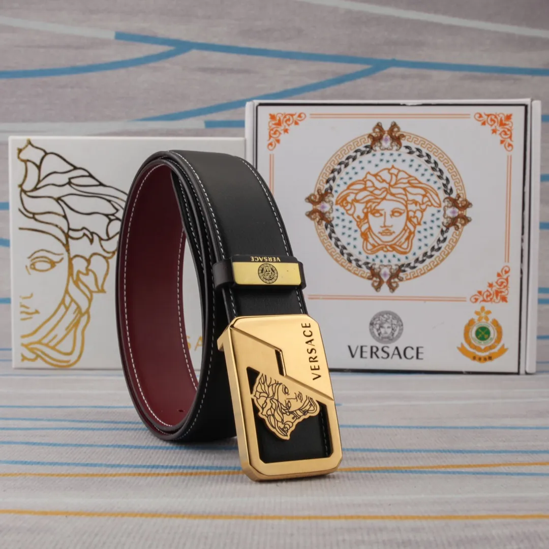 【VERSACE】(ヴェルサーチ) 3.8cmベルト メンズ