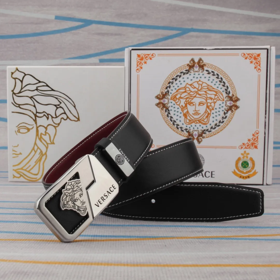 【VERSACE】(ヴェルサーチ) 3.8cmベルト メンズ
