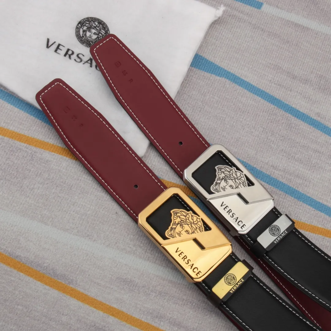 【VERSACE】(ヴェルサーチ) 3.8cmベルト メンズ