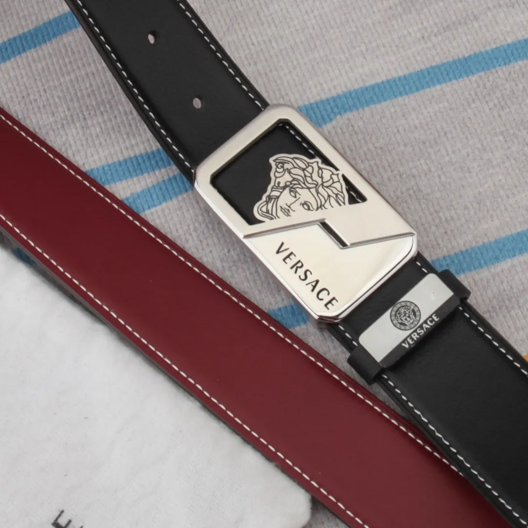 【VERSACE】(ヴェルサーチ) 3.8cmベルト メンズ