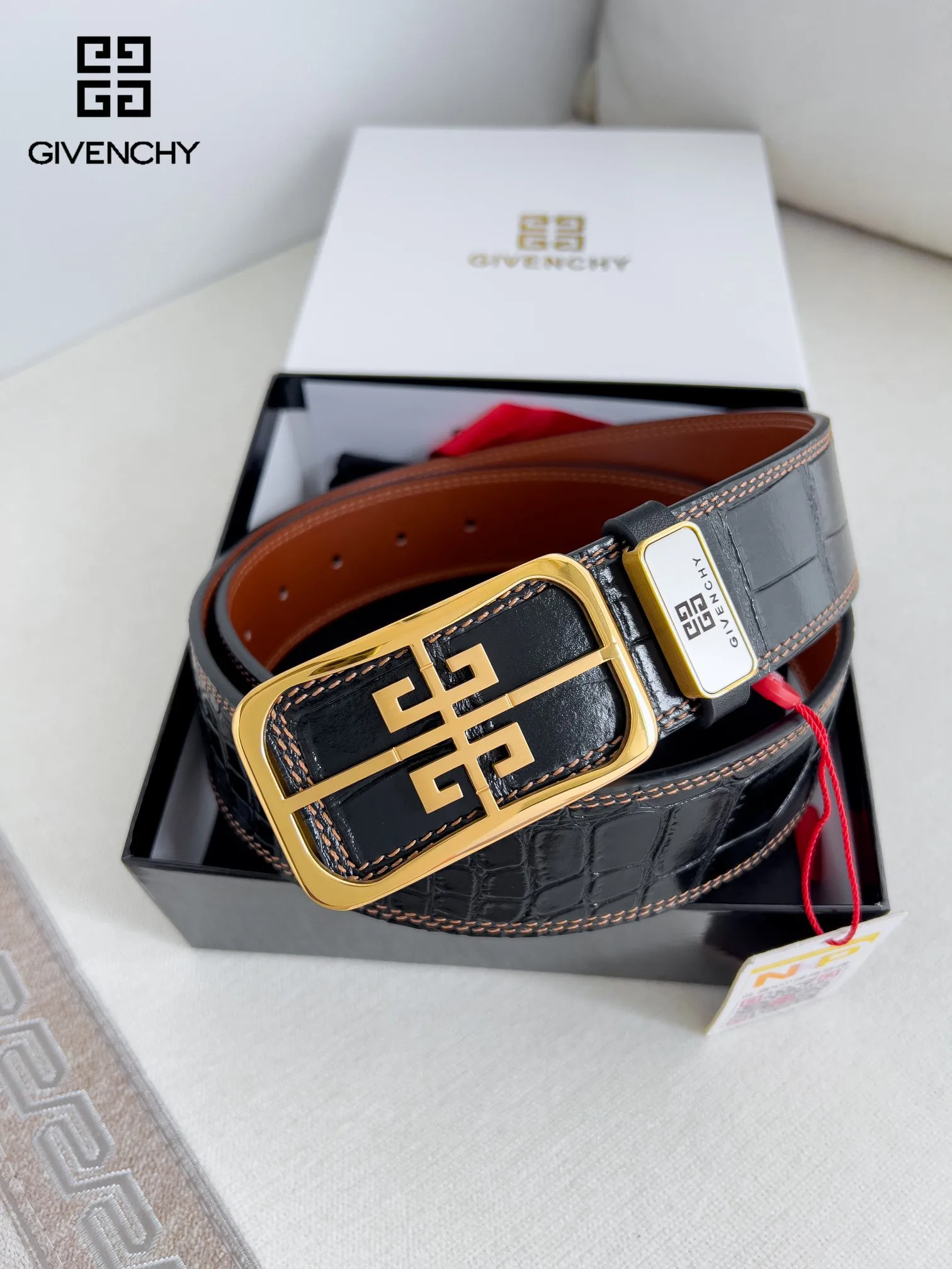【GIVENCHY】(ジバンシー) 3.8cmベルト メンズ 240903