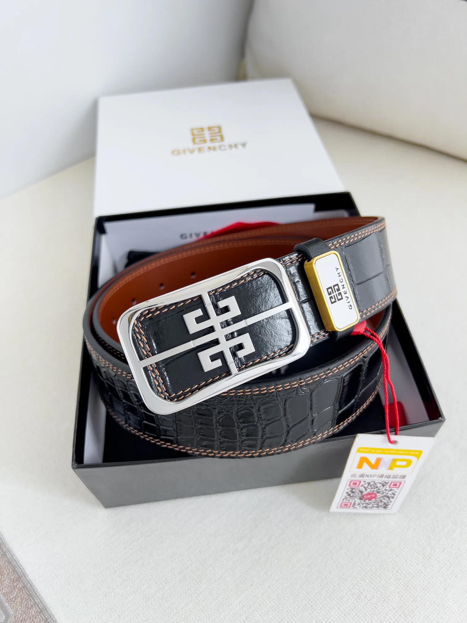 【GIVENCHY】(ジバンシー) 3.8cmベルト メンズ 240903
