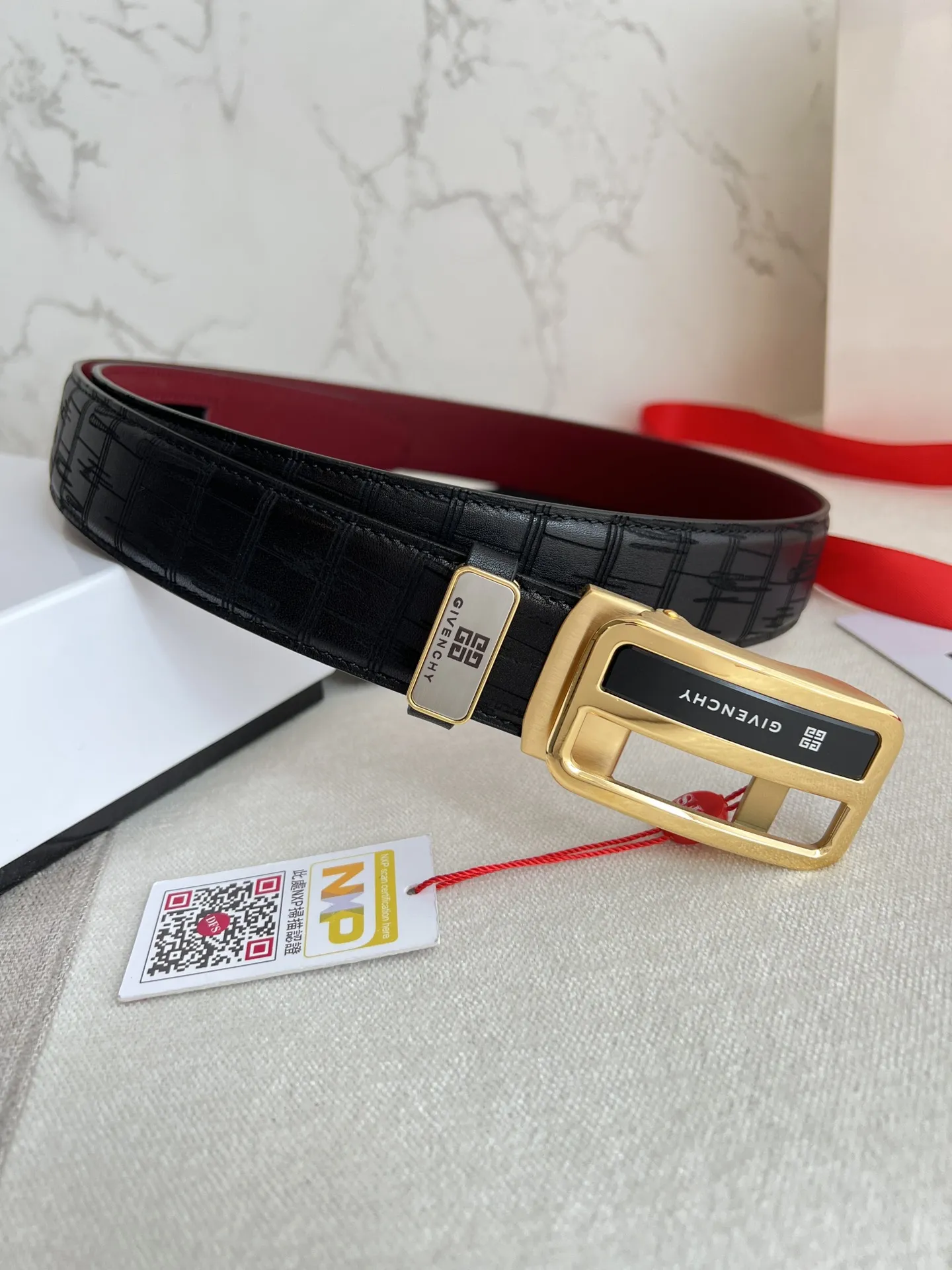 【GIVENCHY】(ジバンシー) 3.5cmベルト メンズ 24706