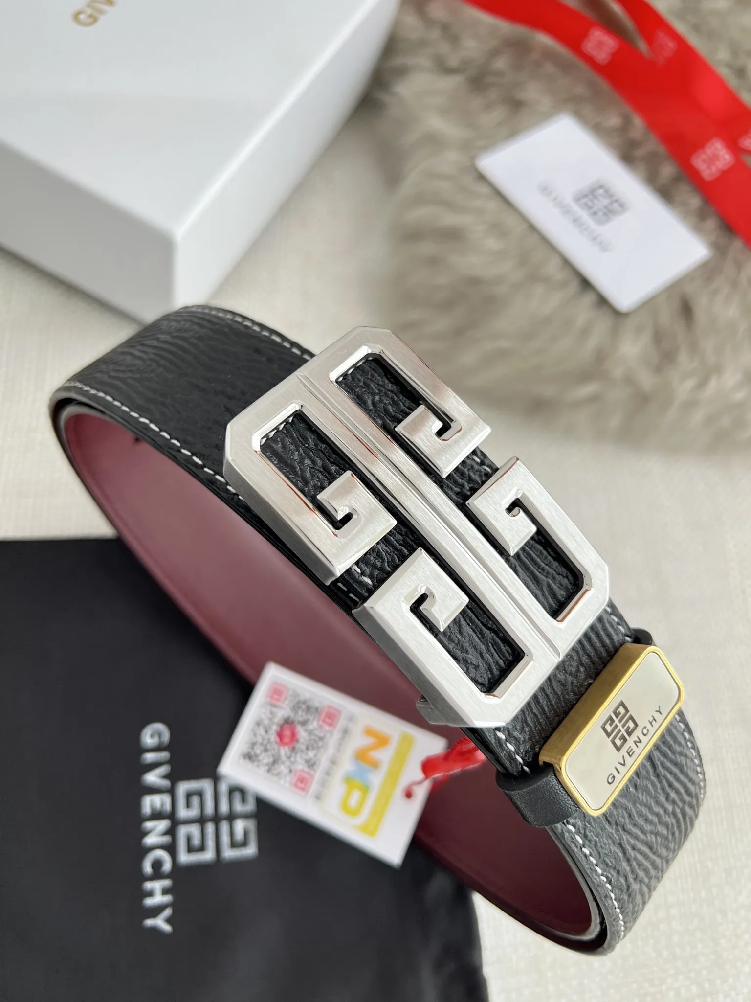 【GIVENCHY】(ジバンシー) 3.8cmベルト メンズ 24706