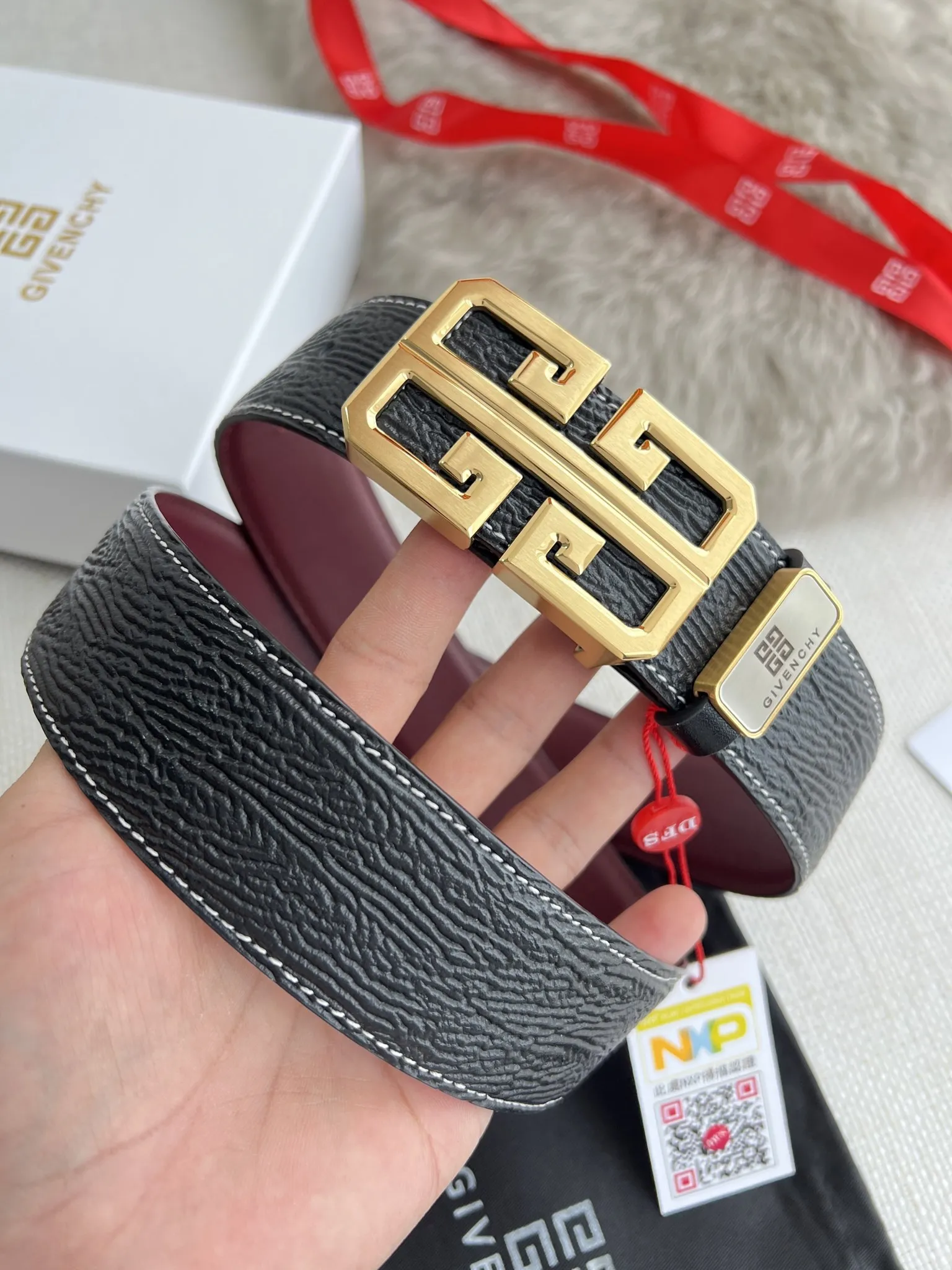 【GIVENCHY】(ジバンシー) 3.8cmベルト メンズ 24706