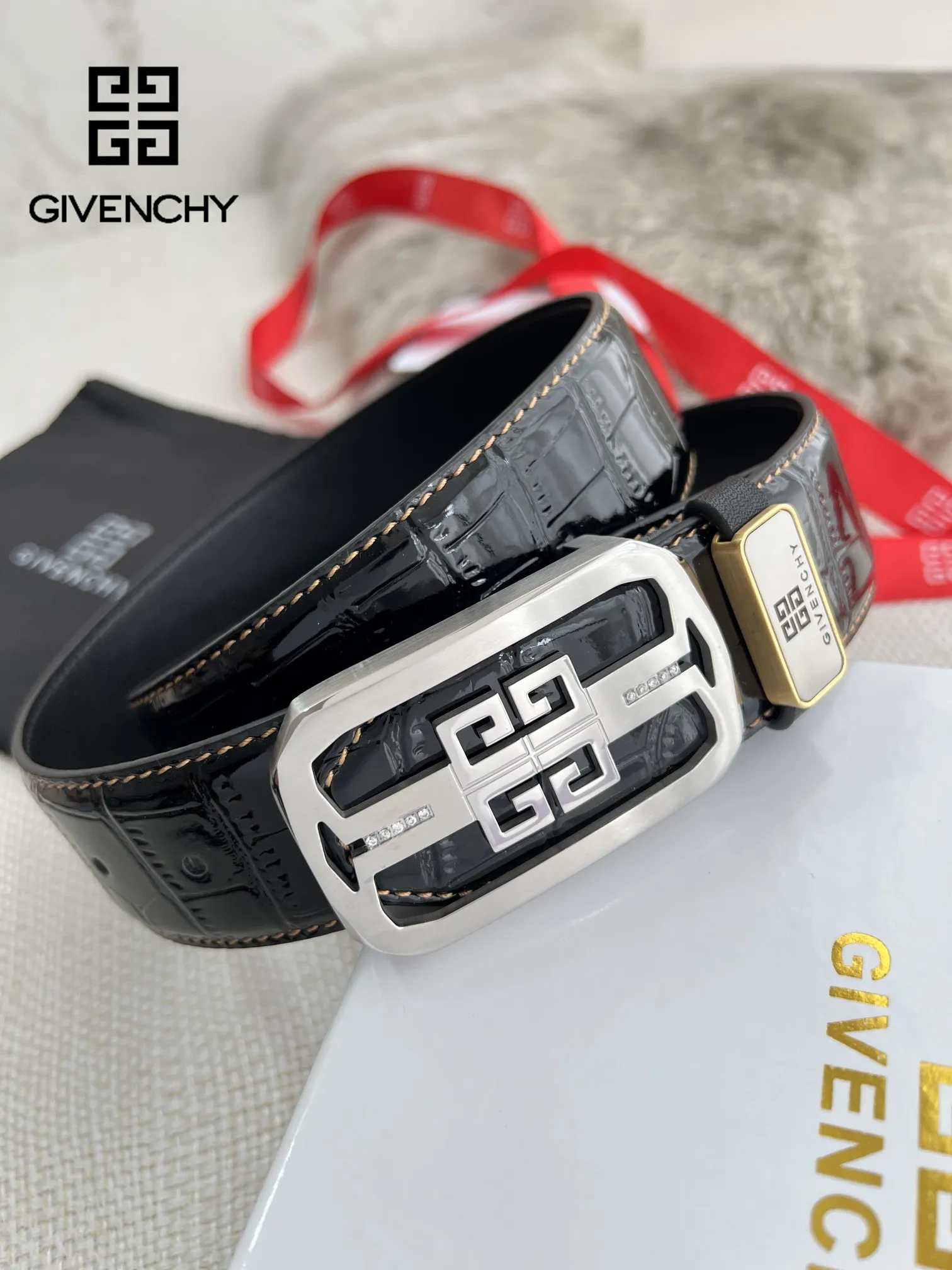 【GIVENCHY】(ジバンシー) 3.8cmベルト メンズ