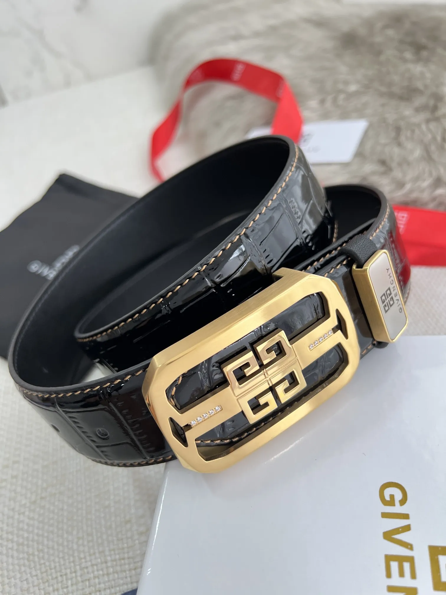 【GIVENCHY】(ジバンシー) 3.8cmベルト メンズ