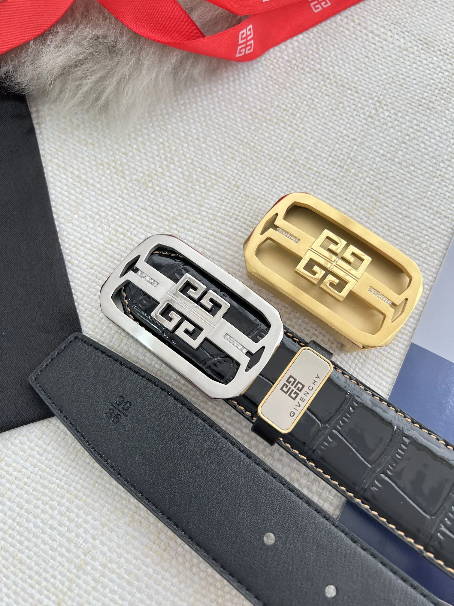 【GIVENCHY】(ジバンシー) 3.8cmベルト メンズ