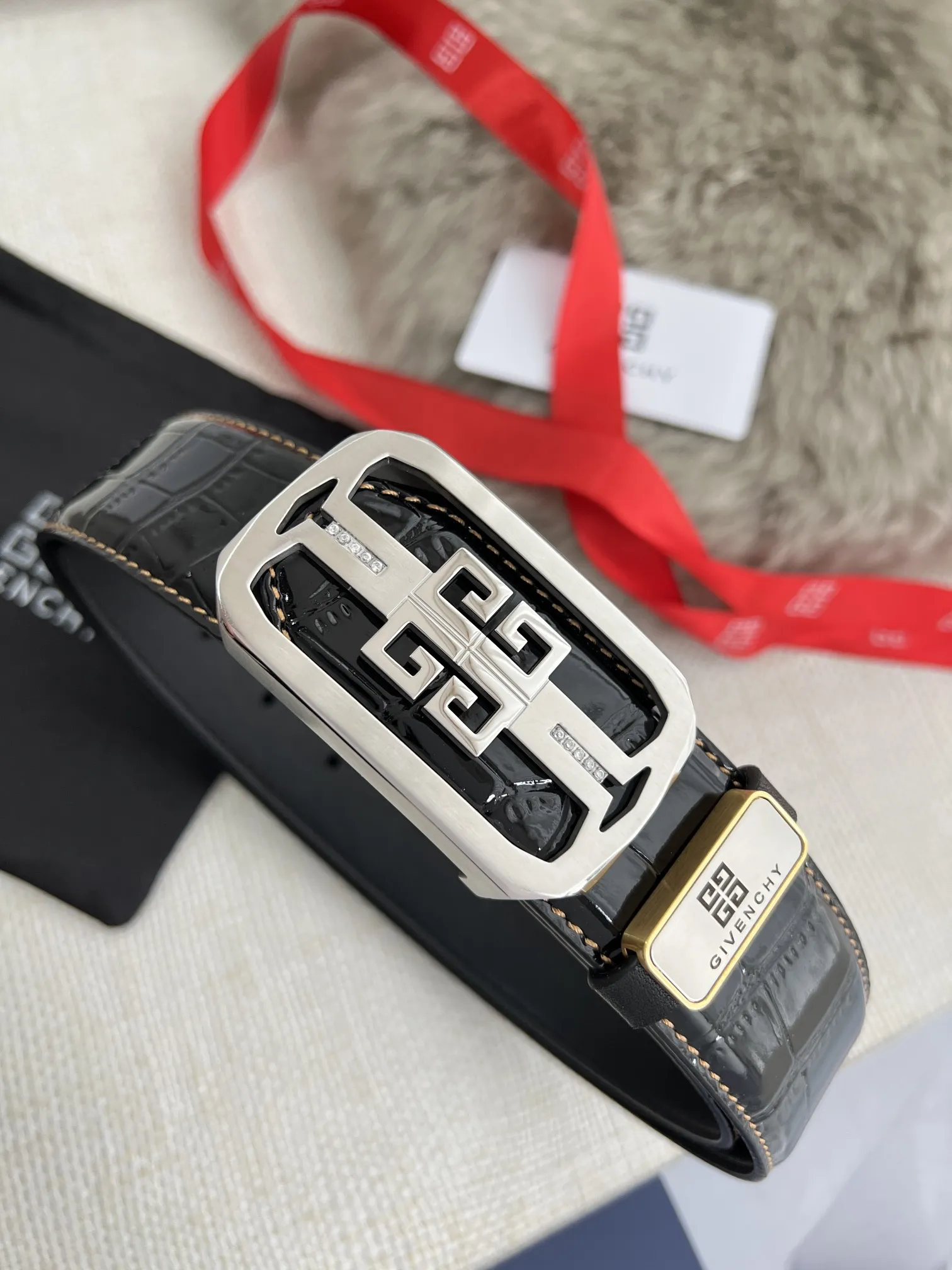 【GIVENCHY】(ジバンシー) 3.8cmベルト メンズ