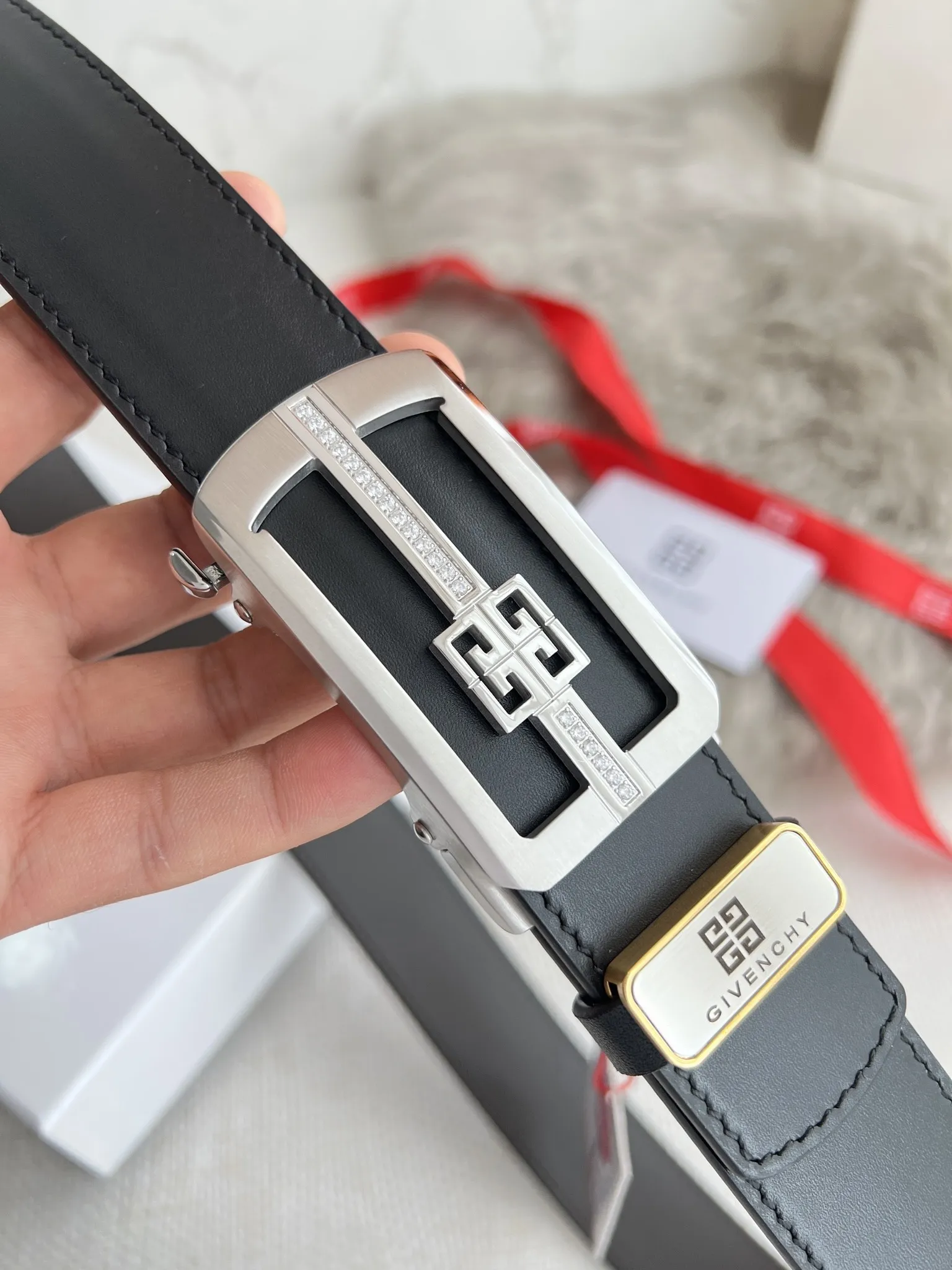 【GIVENCHY】(ジバンシー) 3.5cmベルト メンズ