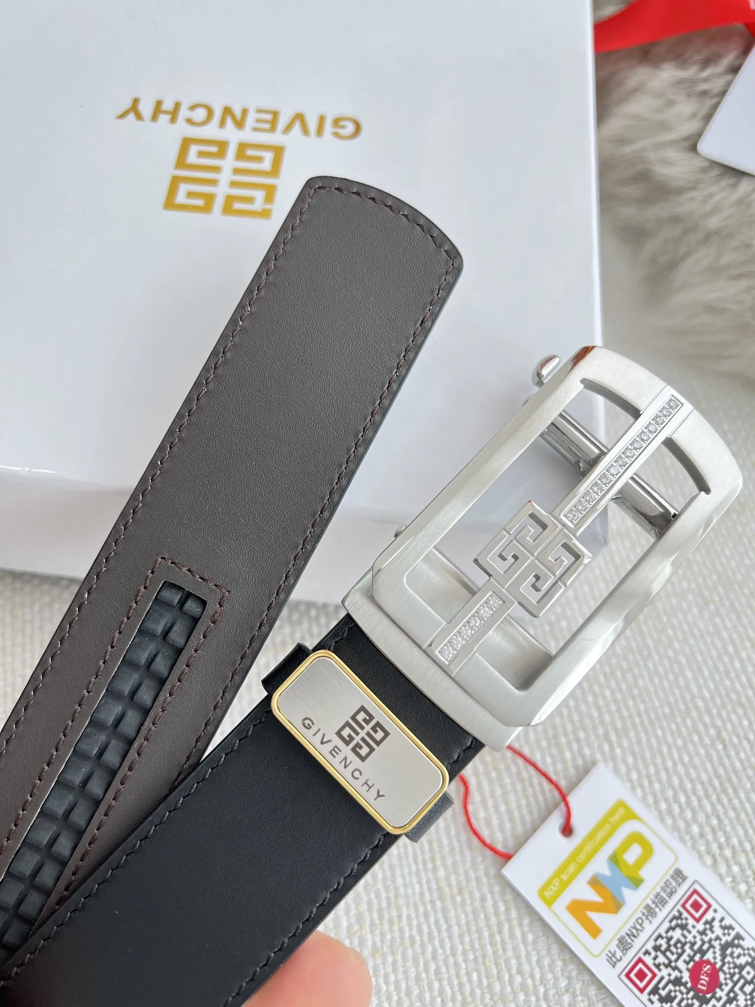 【GIVENCHY】(ジバンシー) 3.5cmベルト メンズ