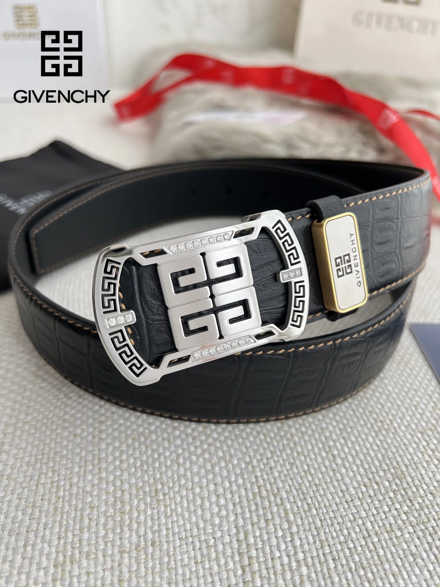 【GIVENCHY】(ジバンシー) 3.8cmベルト メンズ