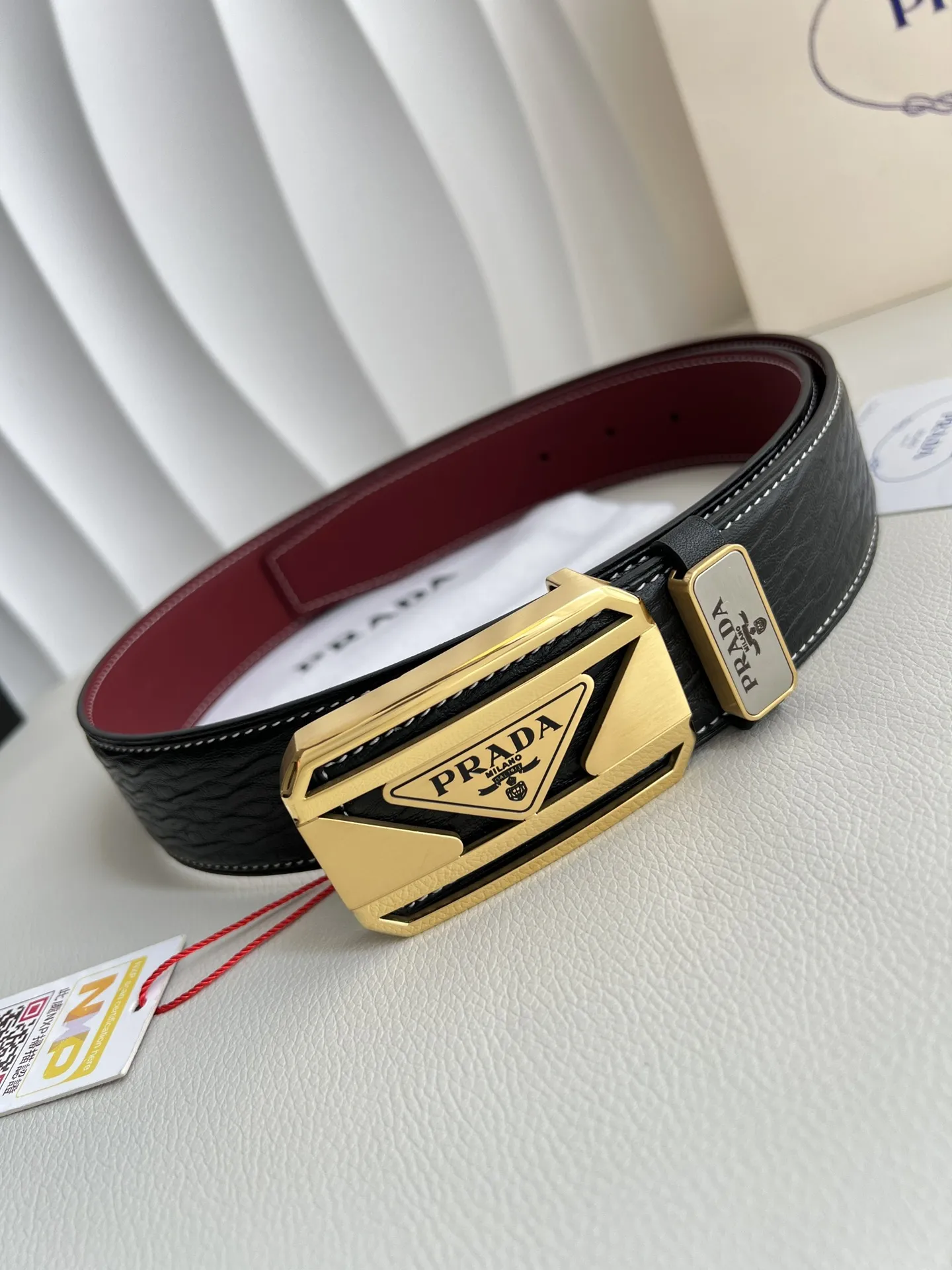 【PRADA】(プラダ) 3.8cmベルト メンズ 240904