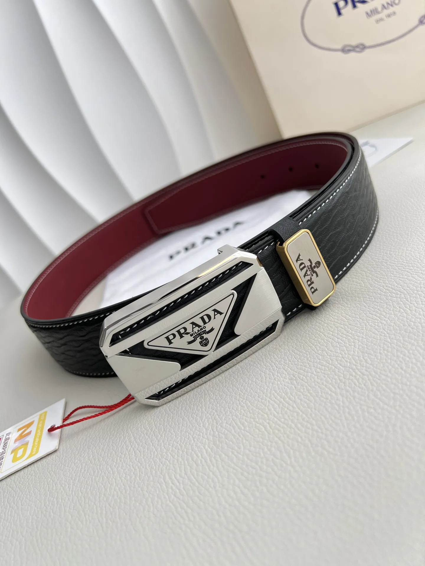 【PRADA】(プラダ) 3.8cmベルト メンズ 240904