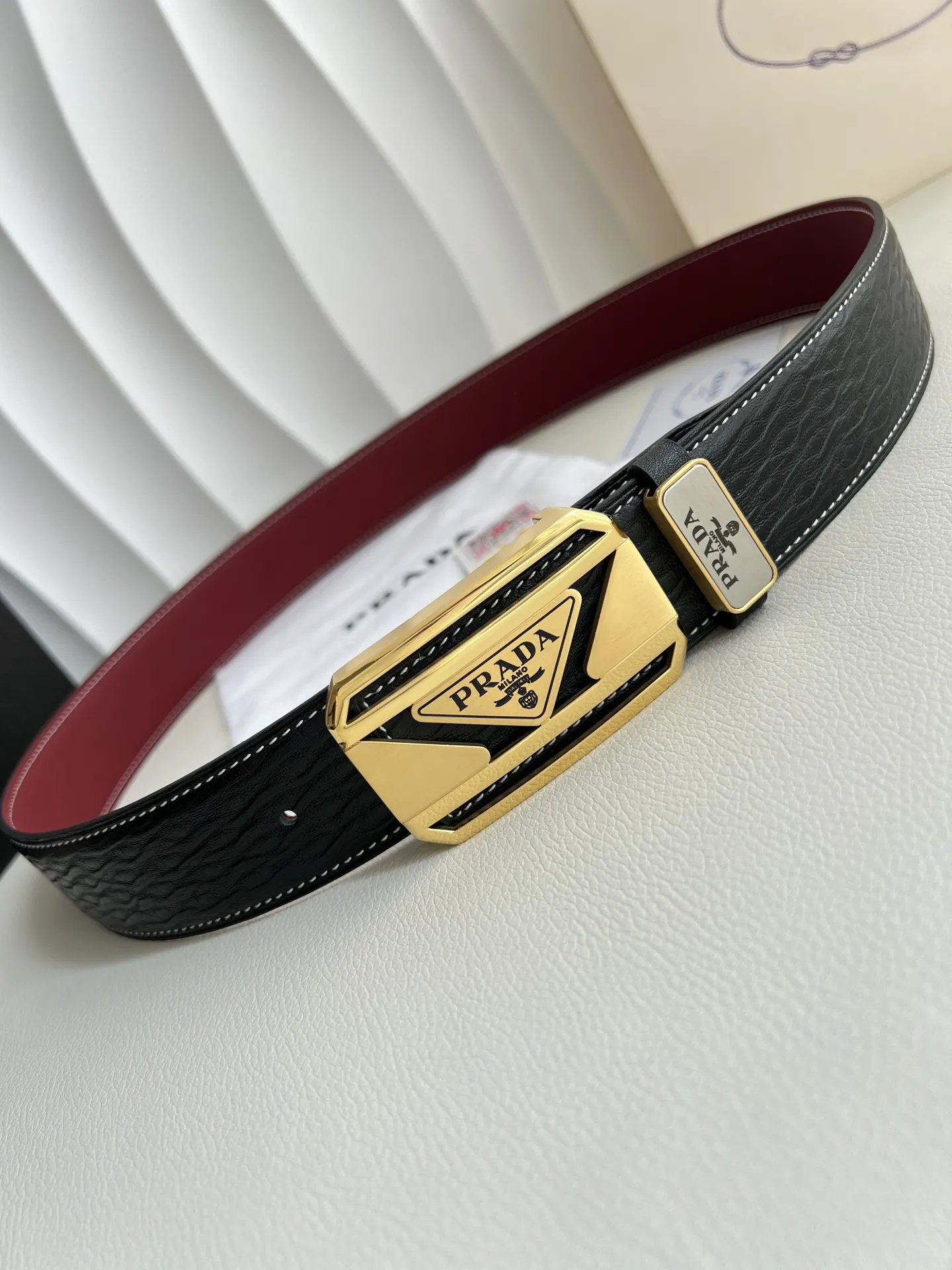 【PRADA】(プラダ) 3.8cmベルト メンズ 240904