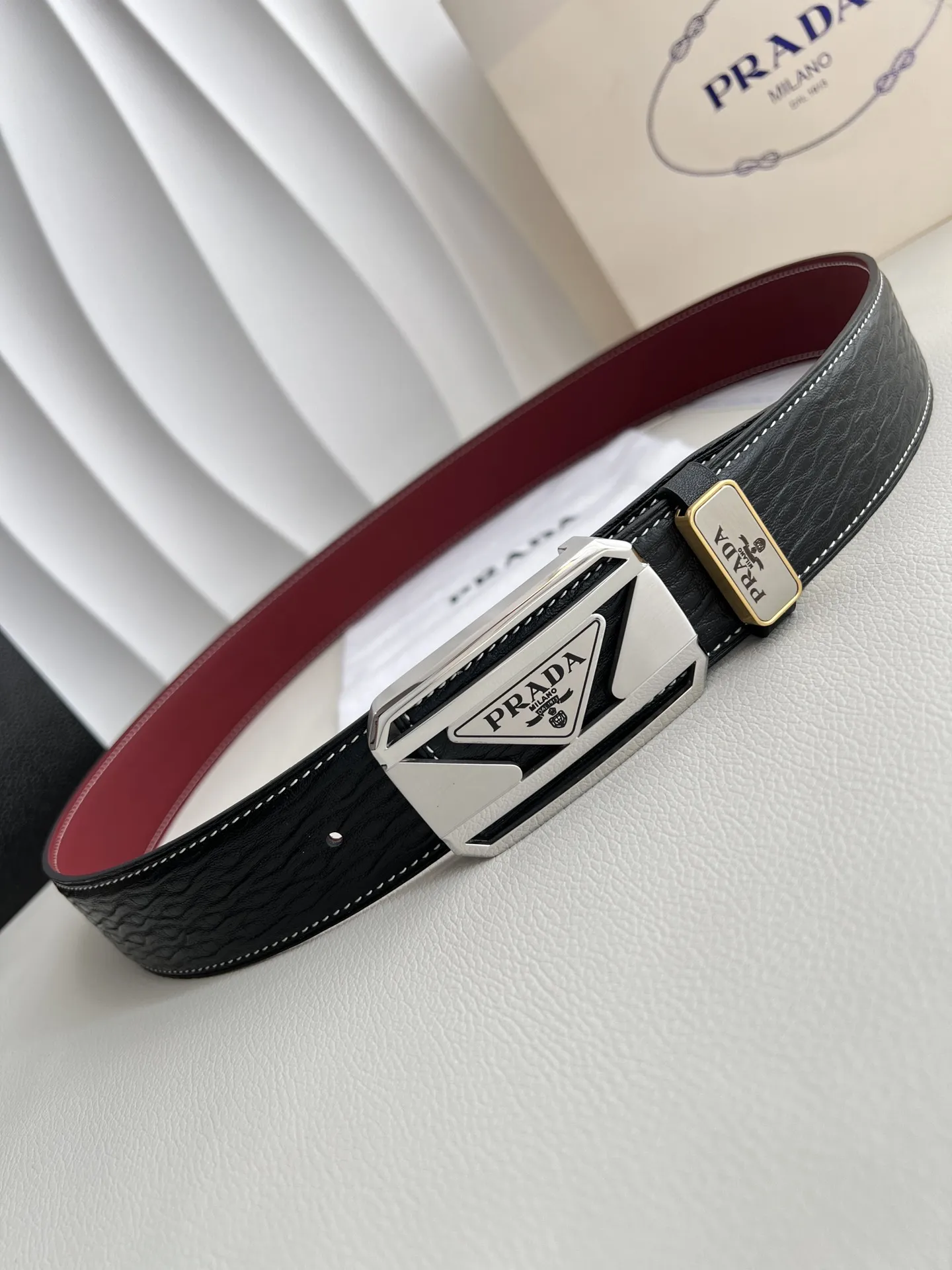 【PRADA】(プラダ) 3.8cmベルト メンズ 240904
