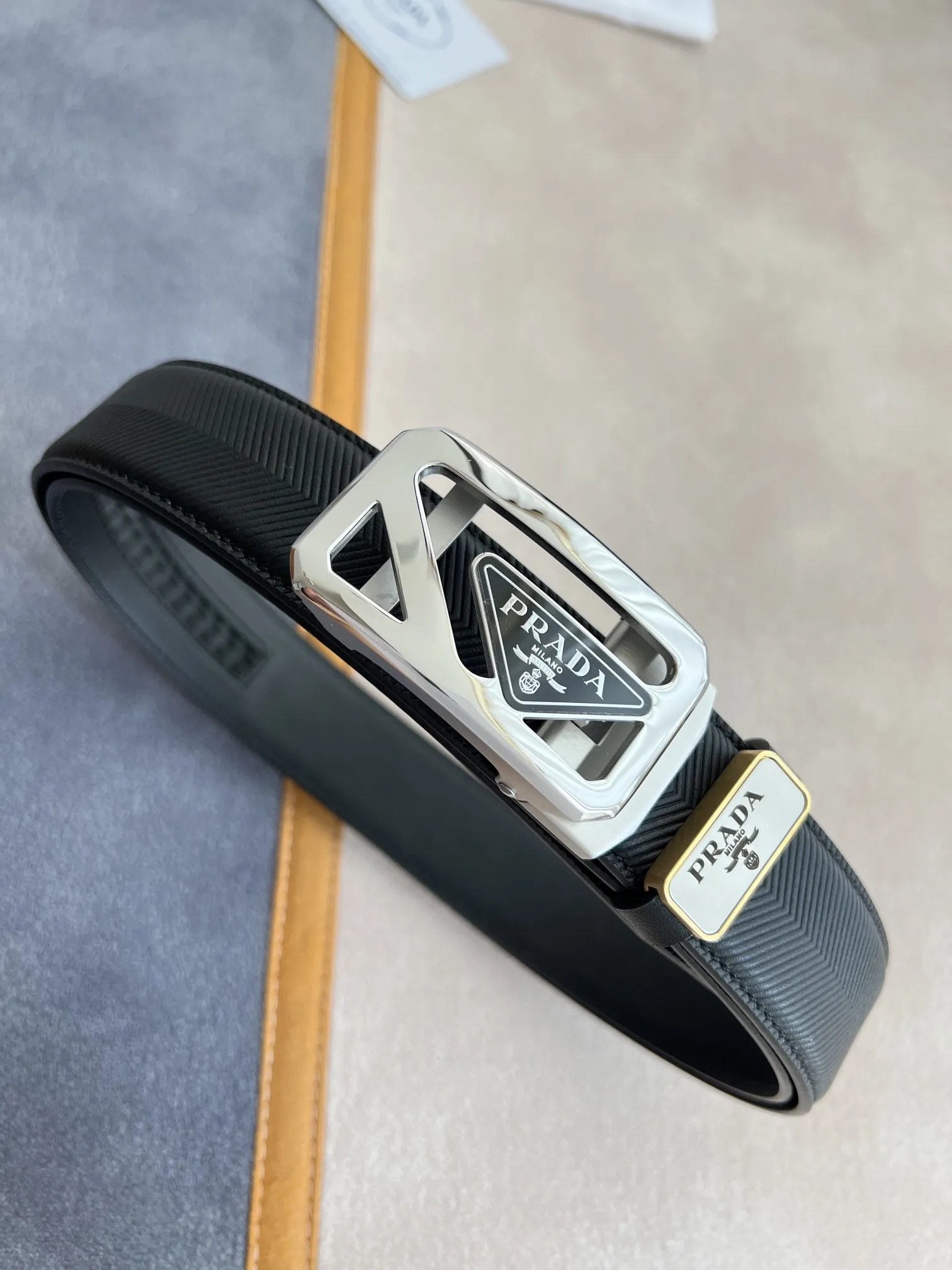 【PRADA】(プラダ) 3.5cmベルト メンズ