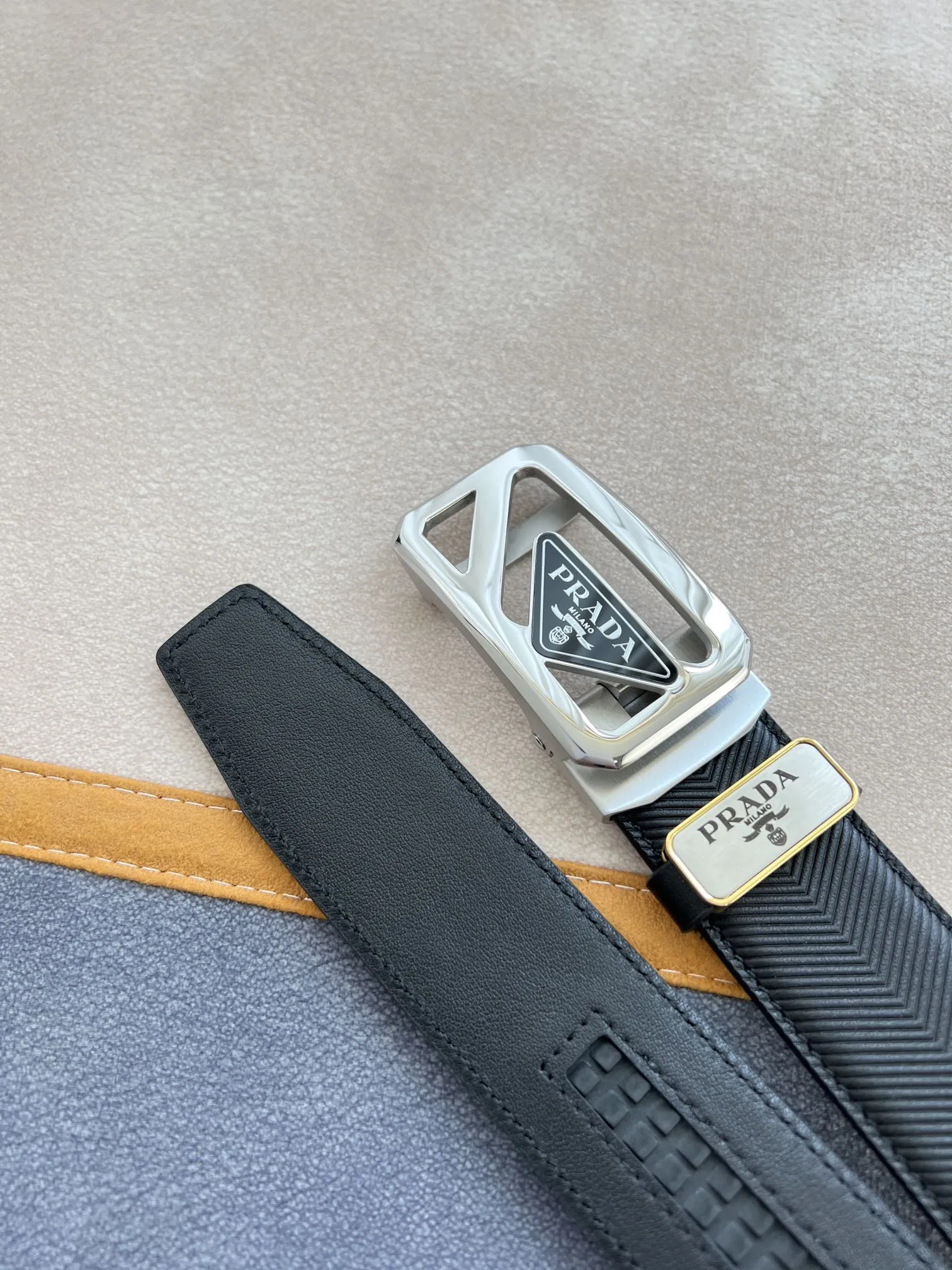 【PRADA】(プラダ) 3.5cmベルト メンズ