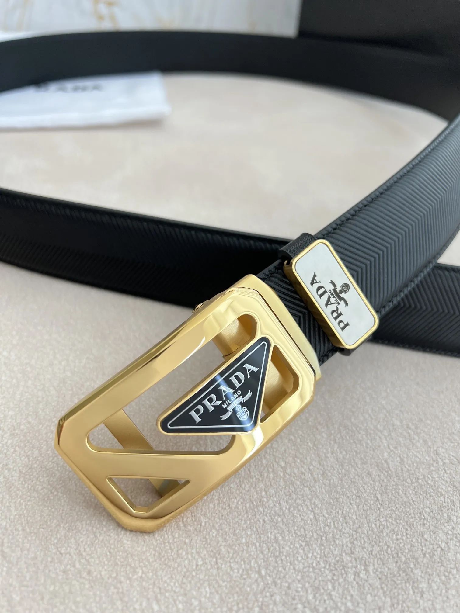 【PRADA】(プラダ) 3.5cmベルト メンズ
