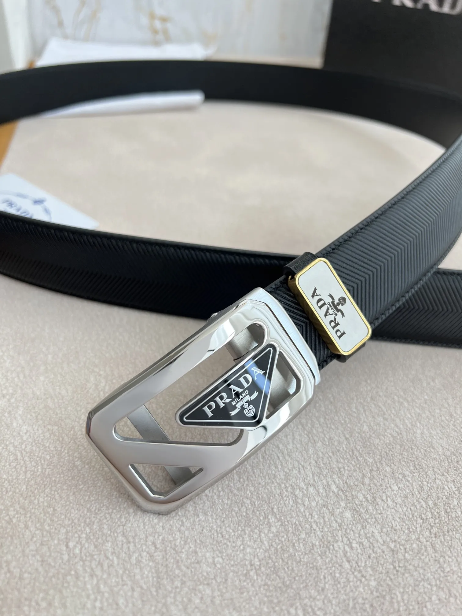 【PRADA】(プラダ) 3.5cmベルト メンズ