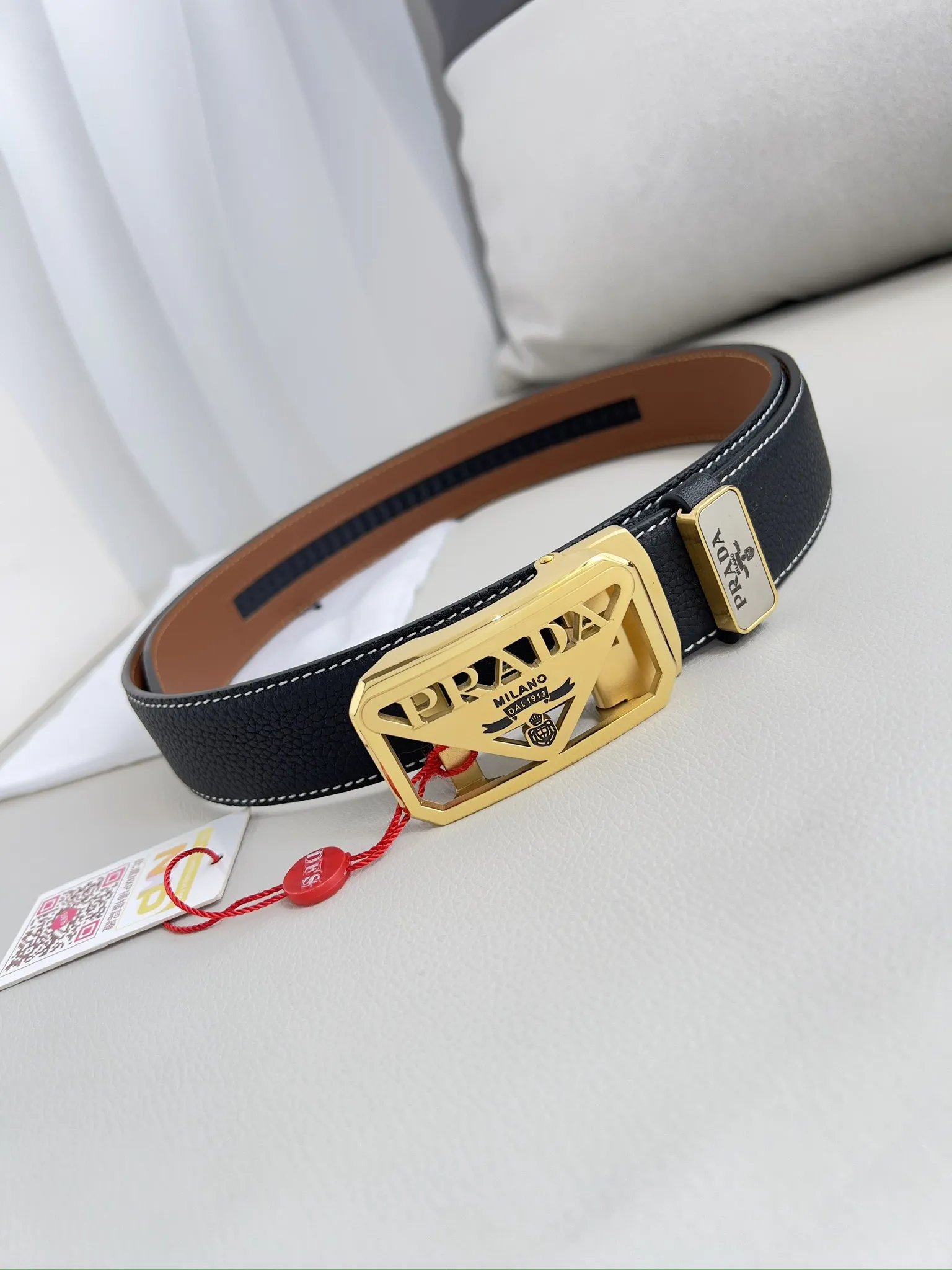 【PRADA】(プラダ) 3.5cmベルト メンズ