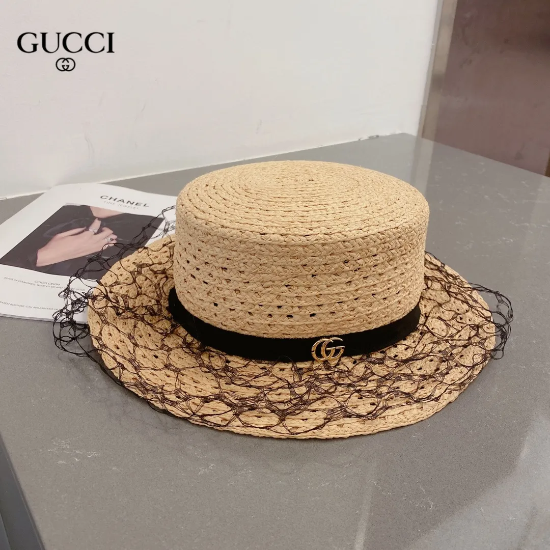 【GUCCI  クッチ】【数量限定】 麦わら帽子